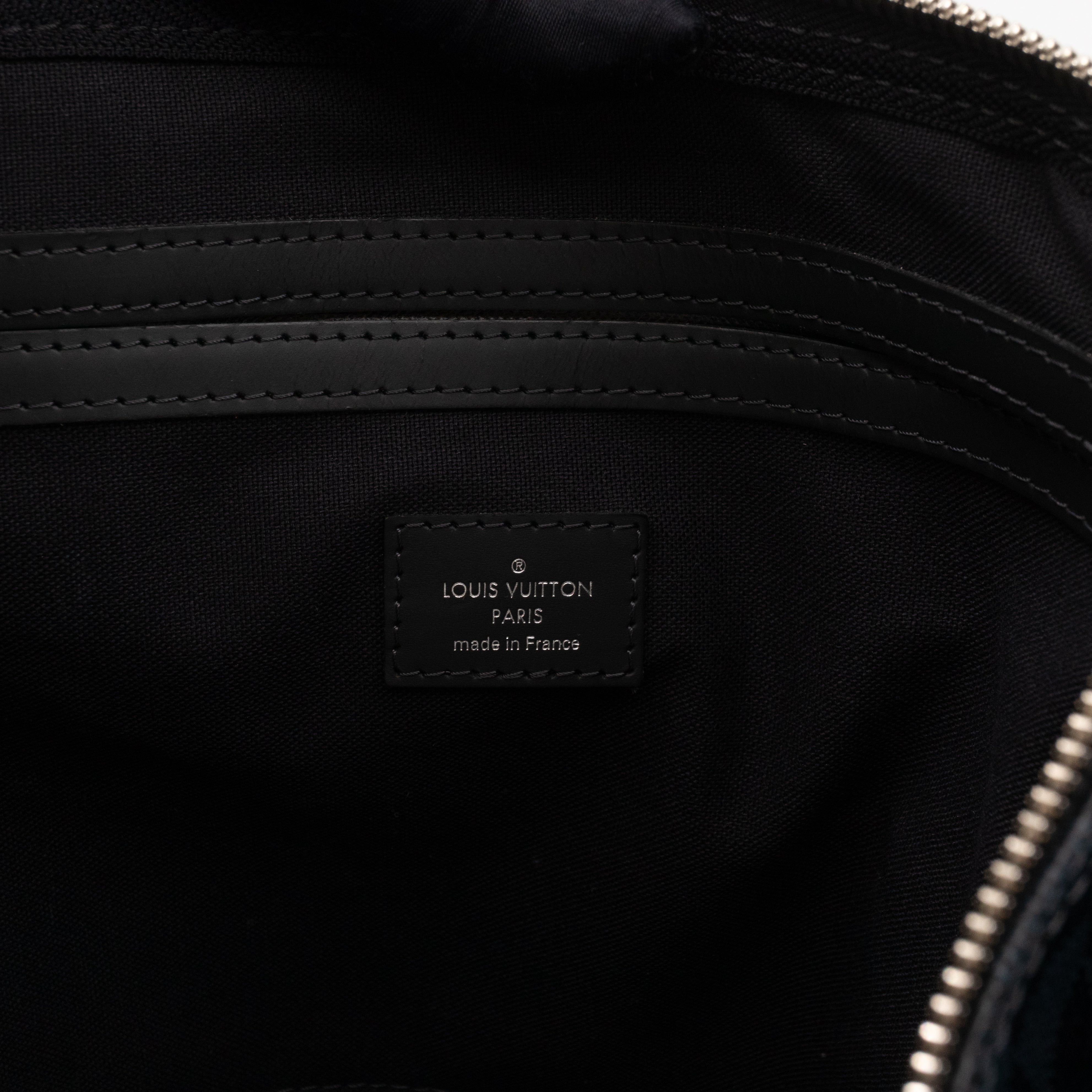 Keepall 55 Bandouliere Damier Cobalt