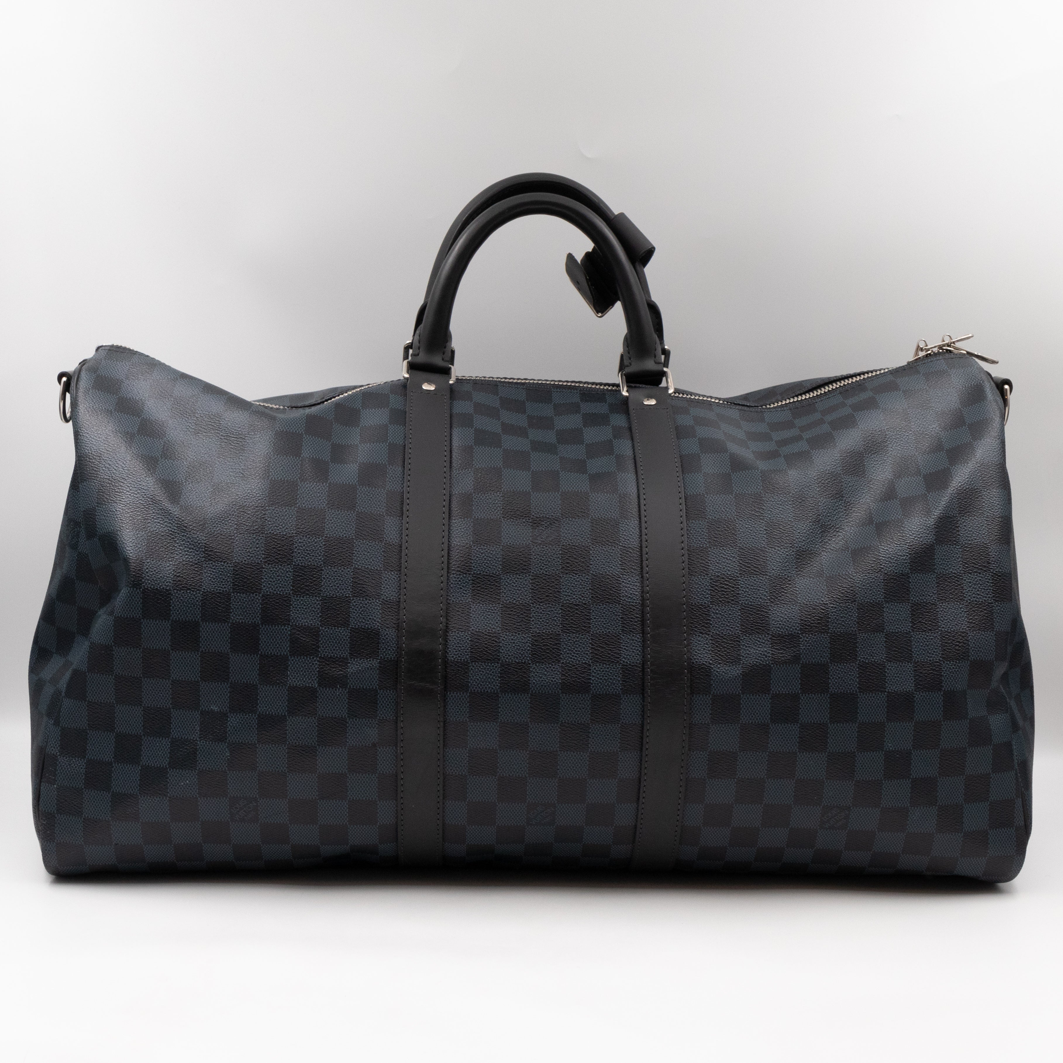 Keepall 55 Bandouliere Damier Cobalt