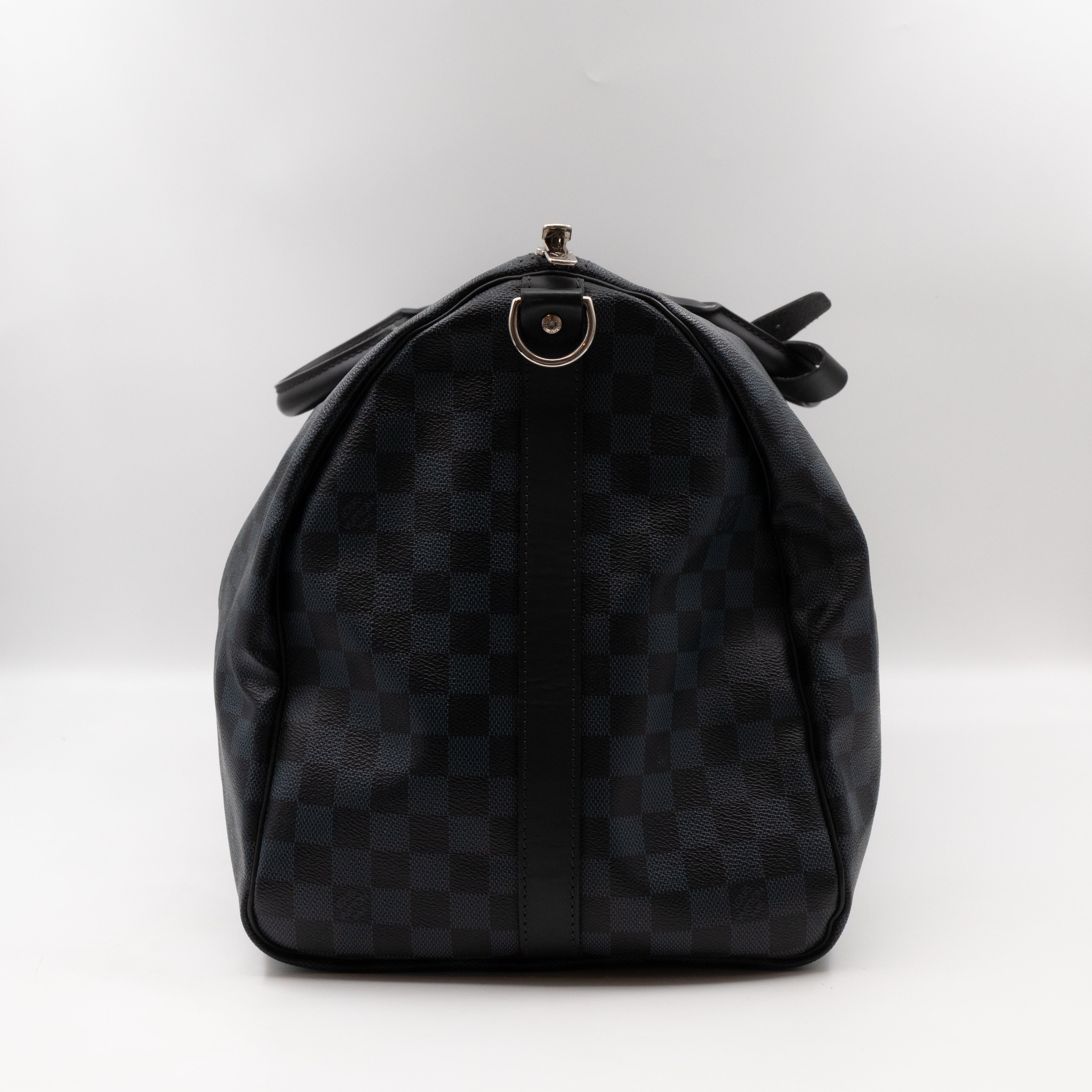 Keepall 55 Bandouliere Damier Cobalt