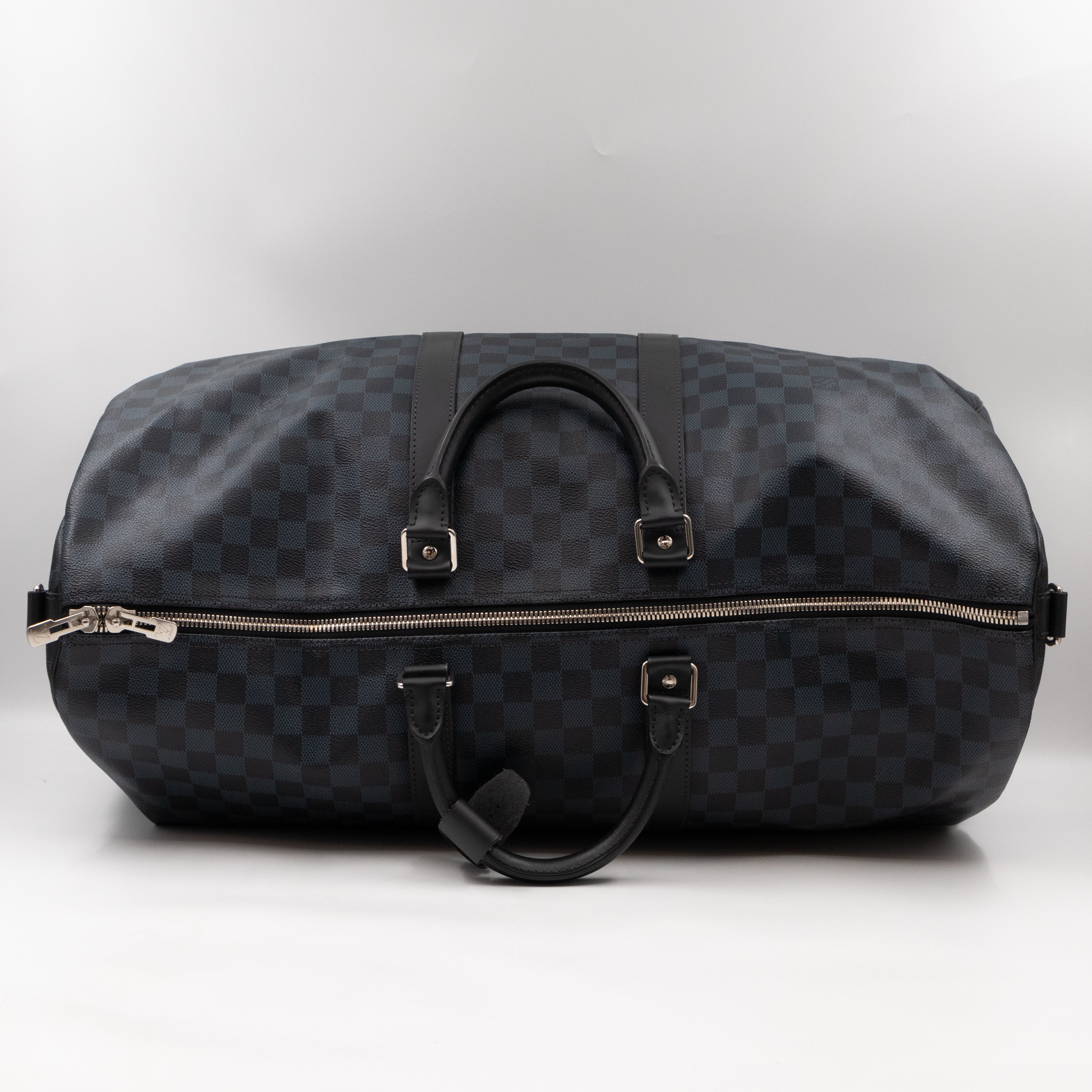 Keepall 55 Bandouliere Damier Cobalt