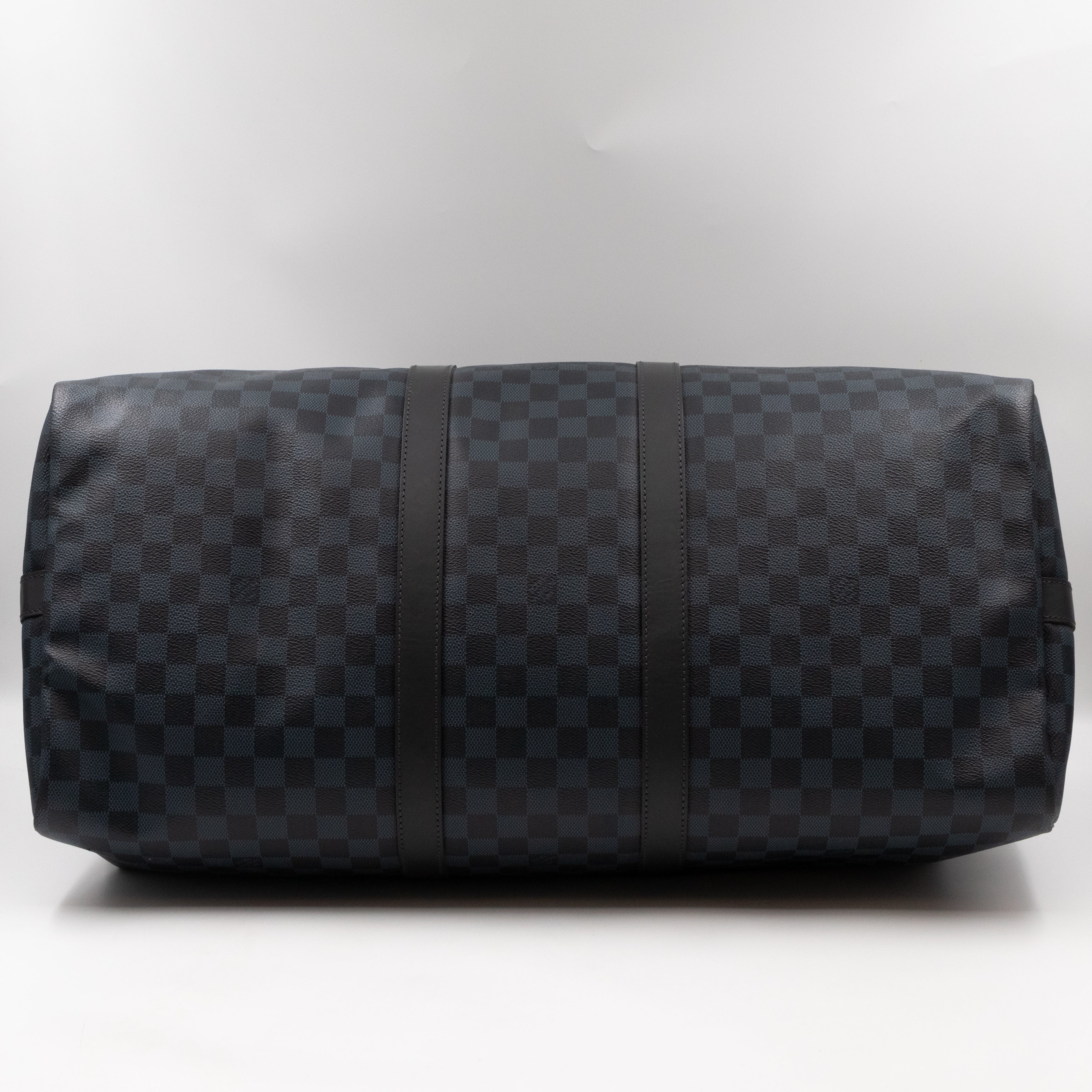 Keepall 55 Bandouliere Damier Cobalt