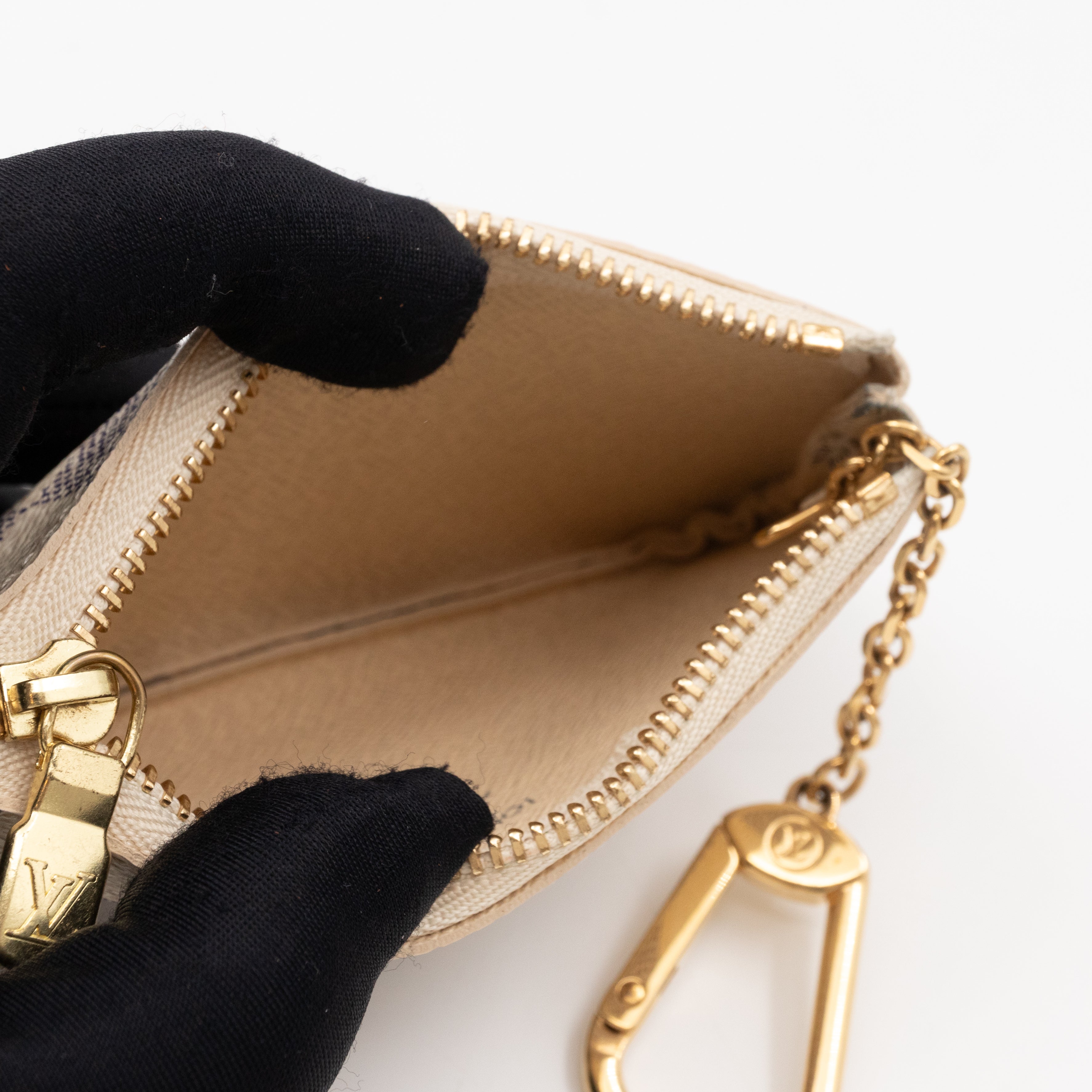 Key Pouch Damier Azur