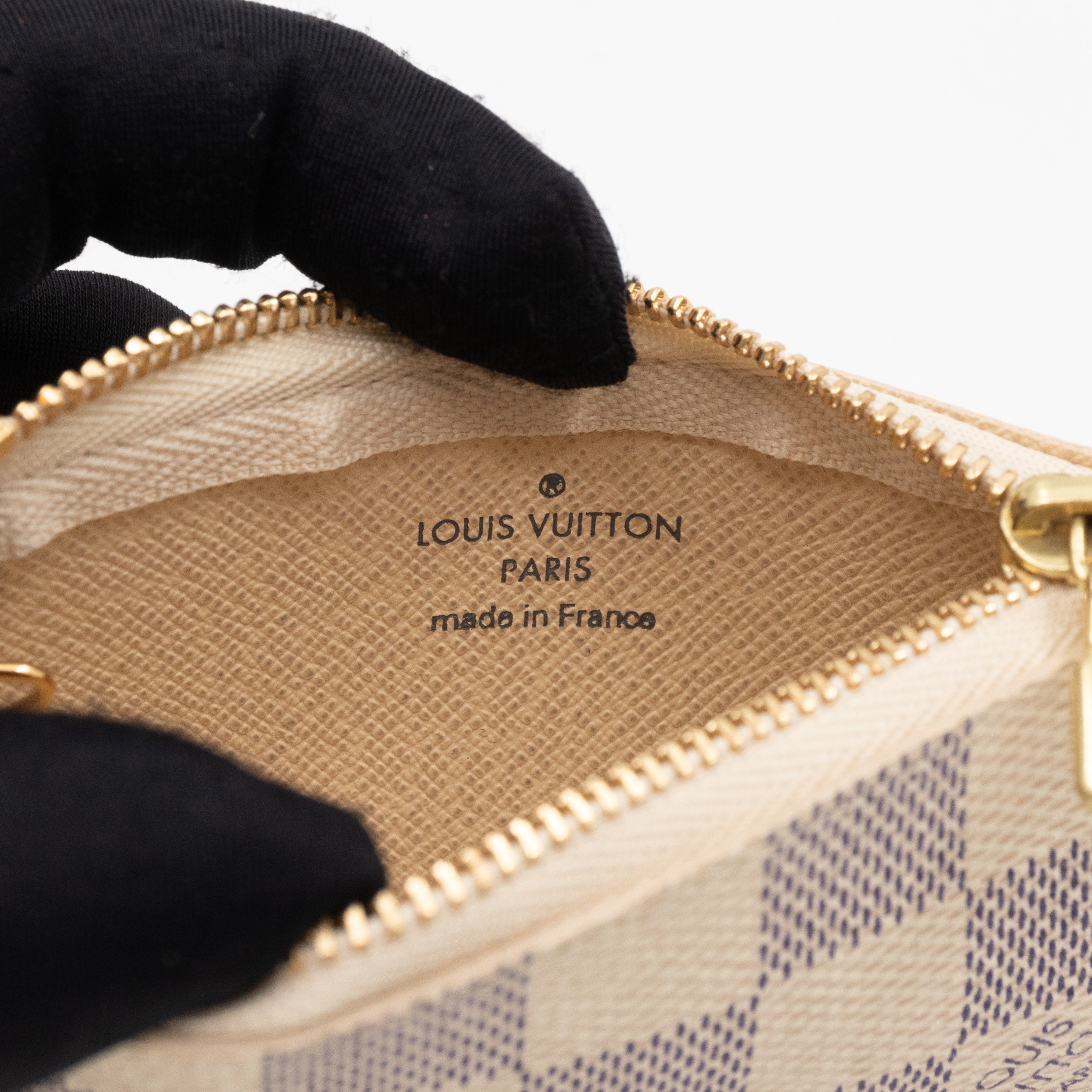 Key Pouch Damier Azur