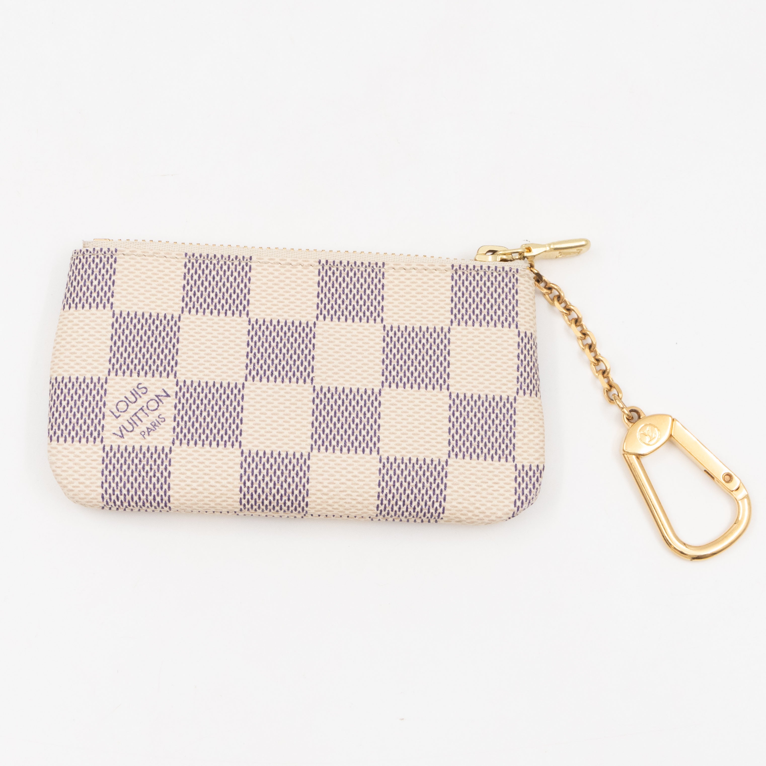 Key Pouch Damier Azur