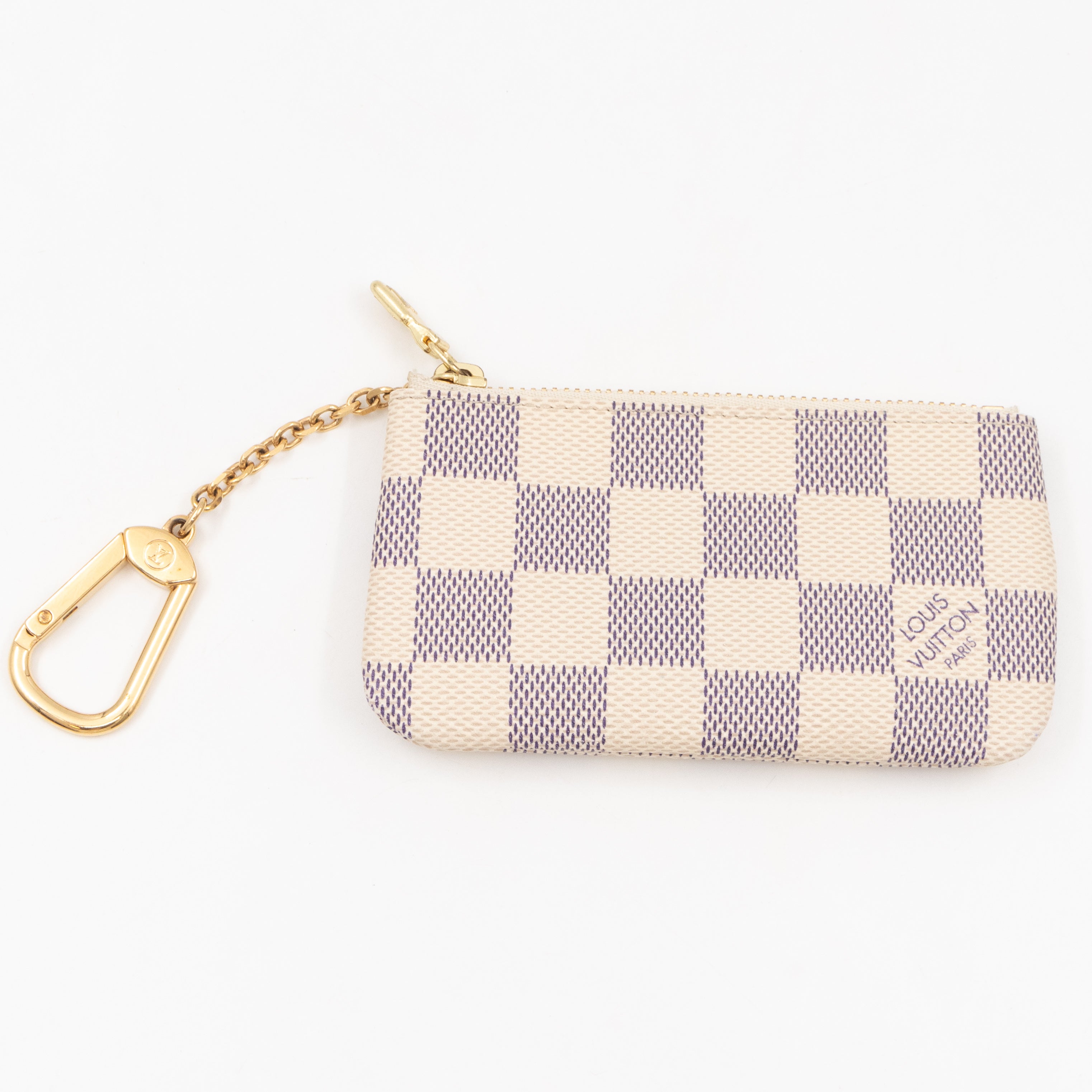 Key Pouch Damier Azur