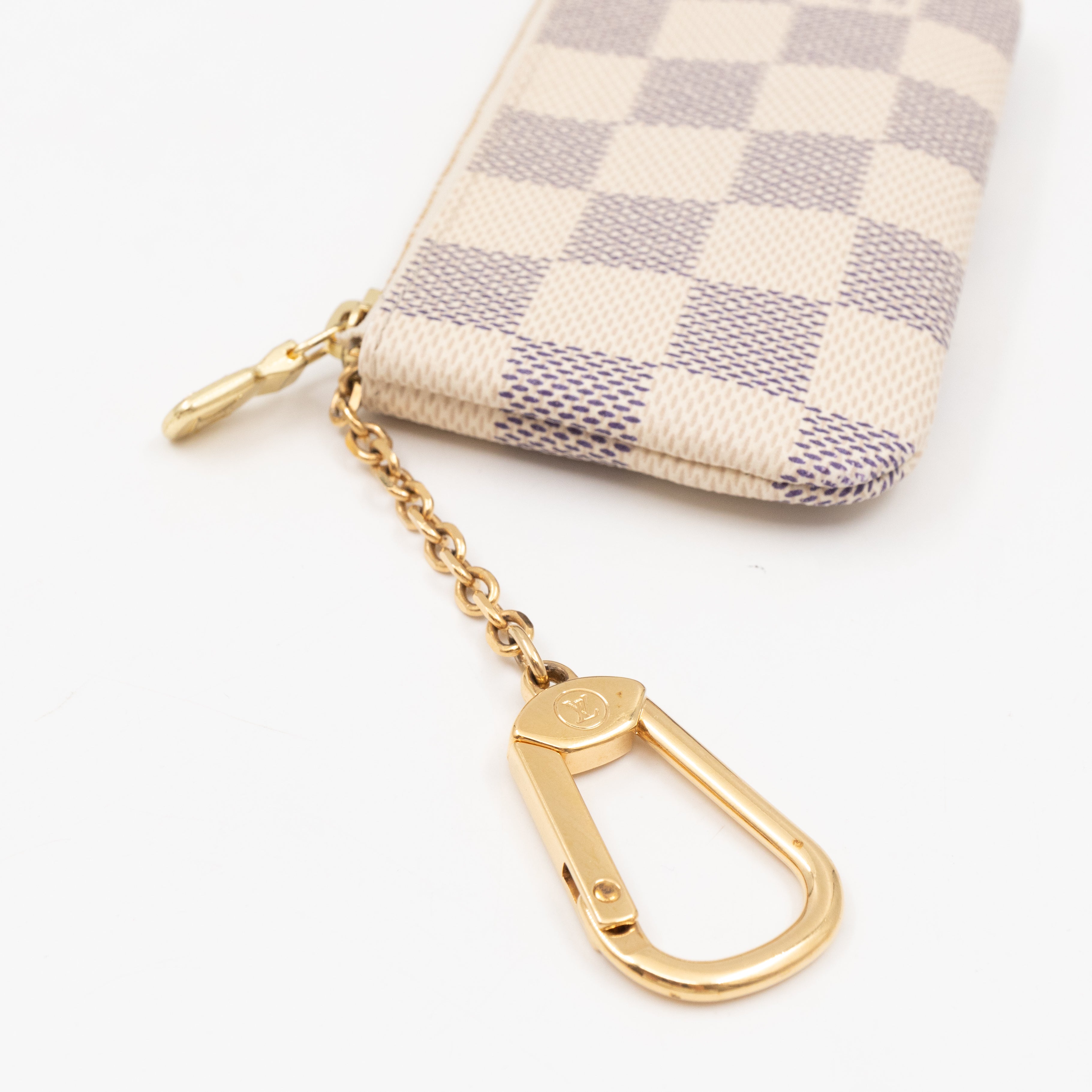 Key Pouch Damier Azur
