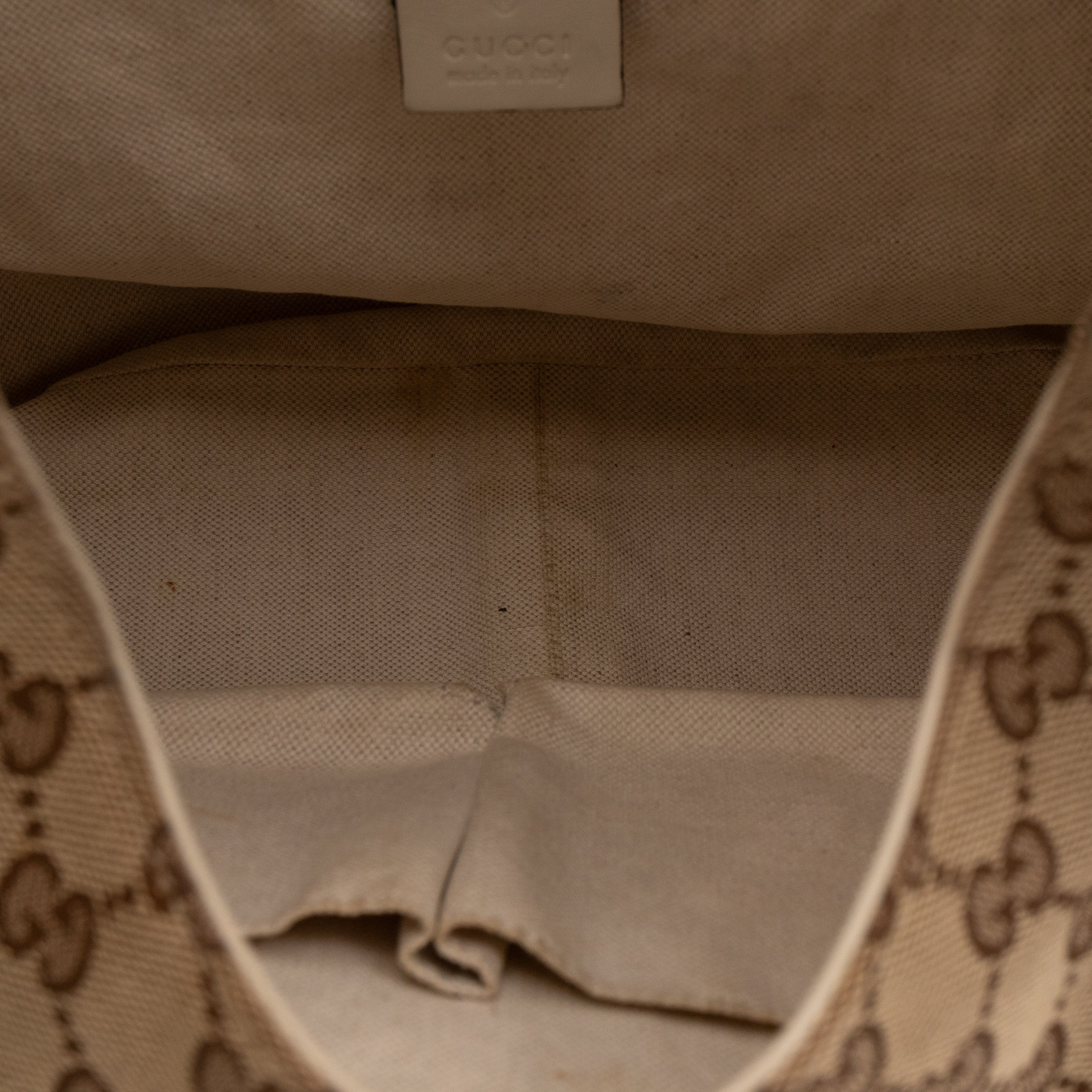 Emily Hobo Bag GG Canvas & White Leather