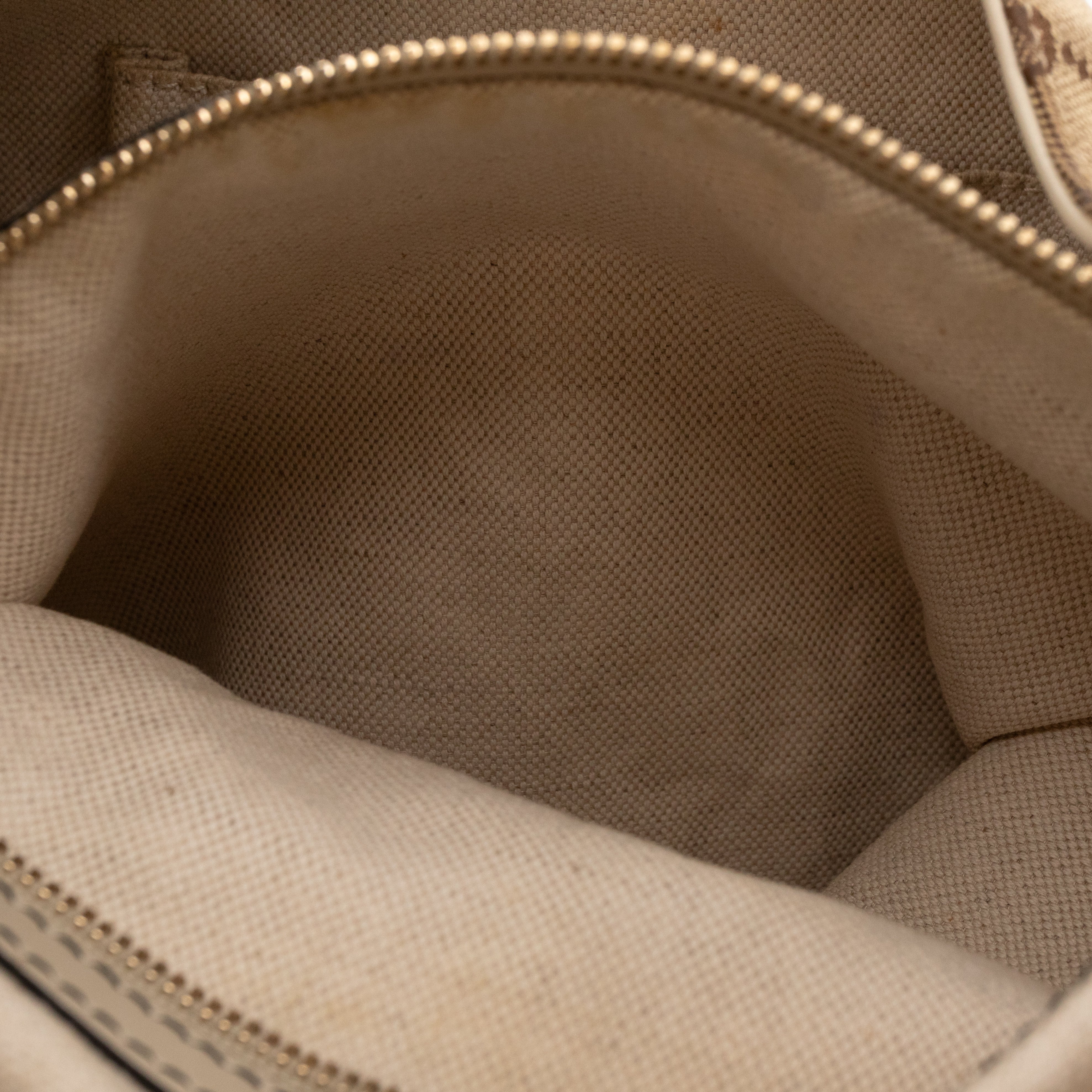 Emily Hobo Bag GG Canvas & White Leather