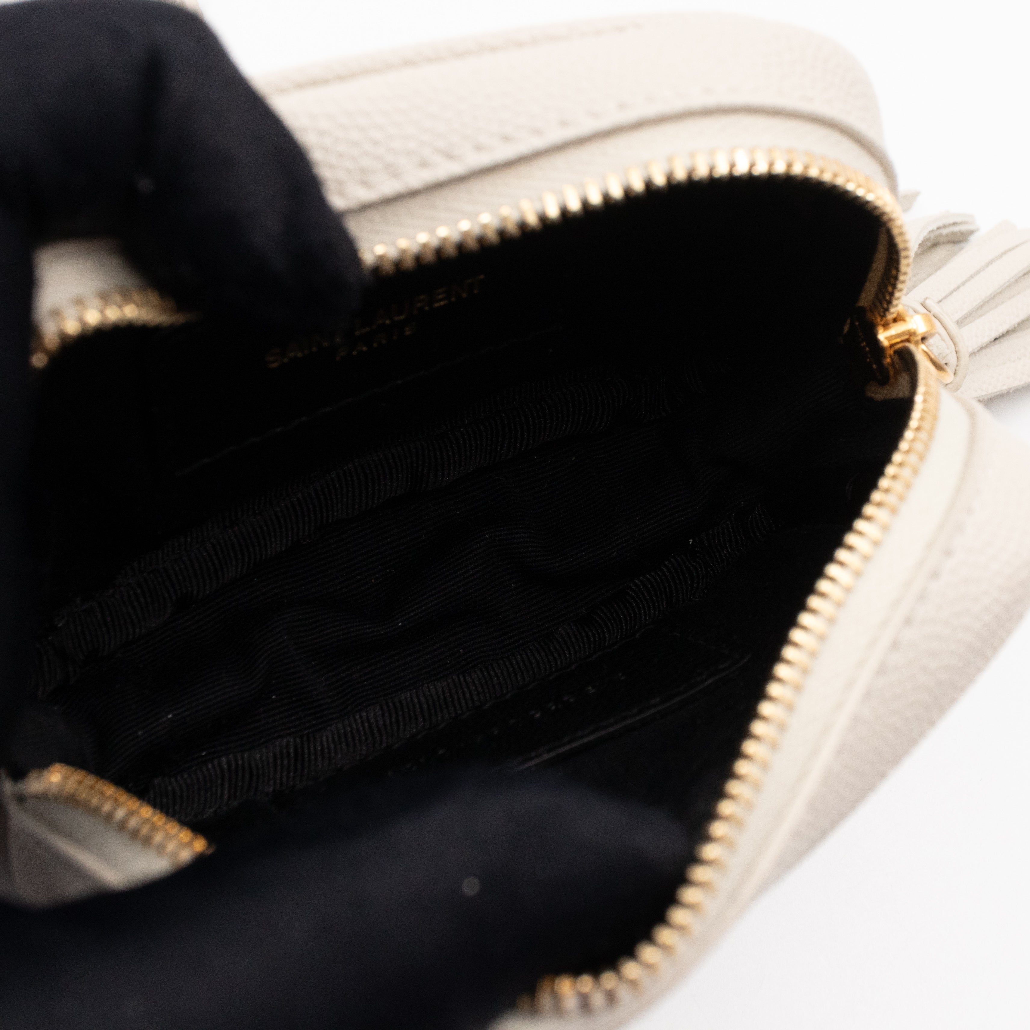 Lou Nano Cream White Grained Leather