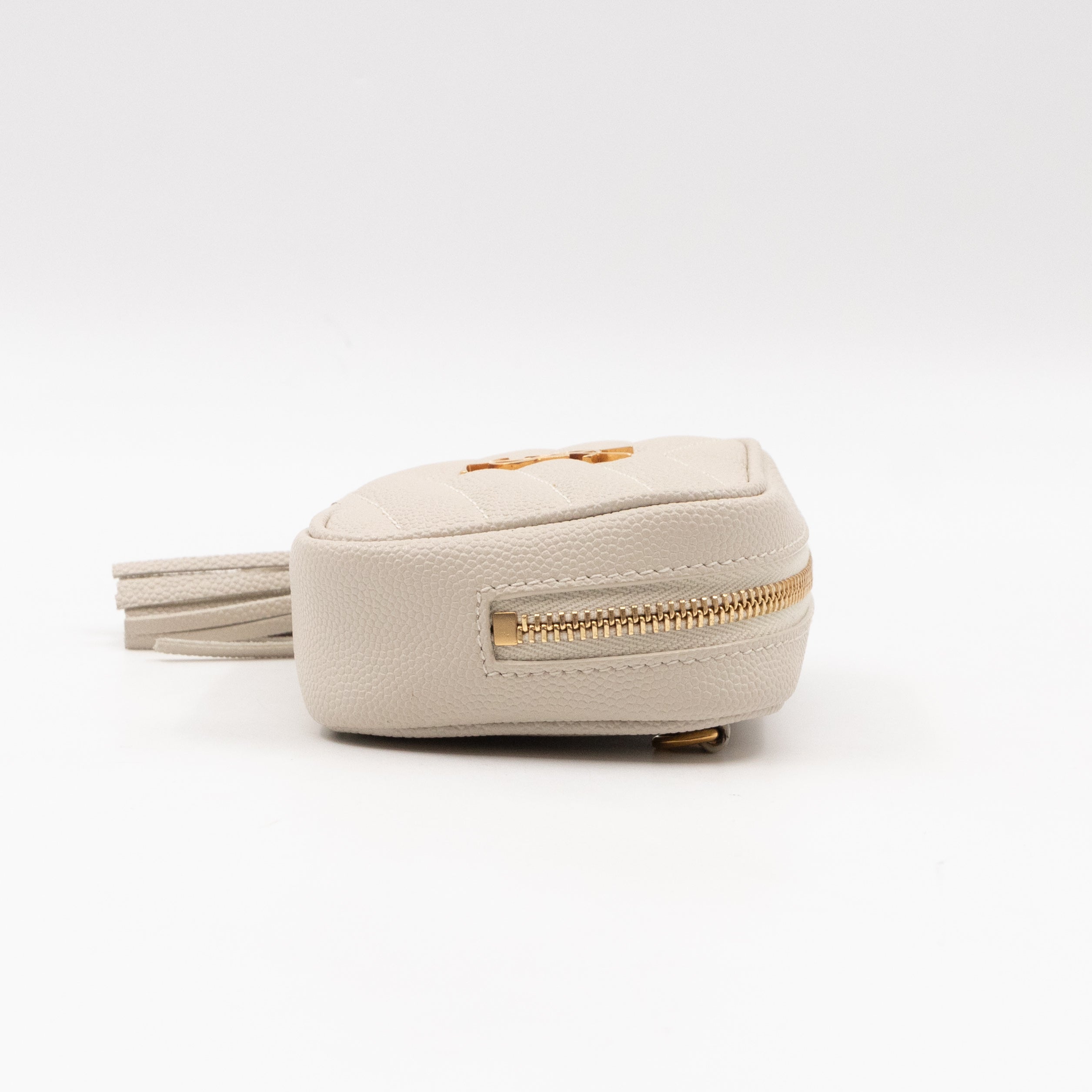Lou Nano Cream White Grained Leather
