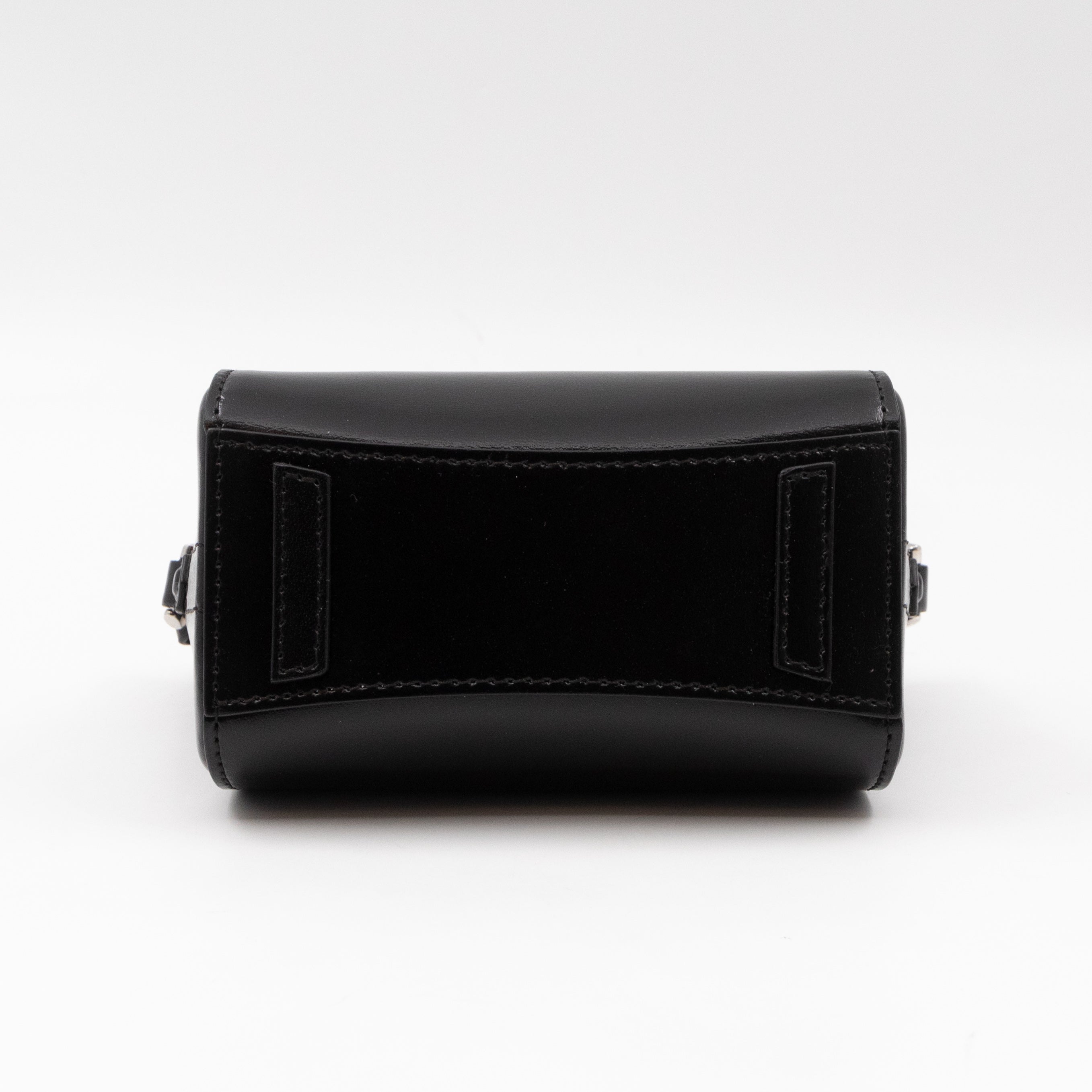 Antigona Micro Black Polished Calfskin Leather