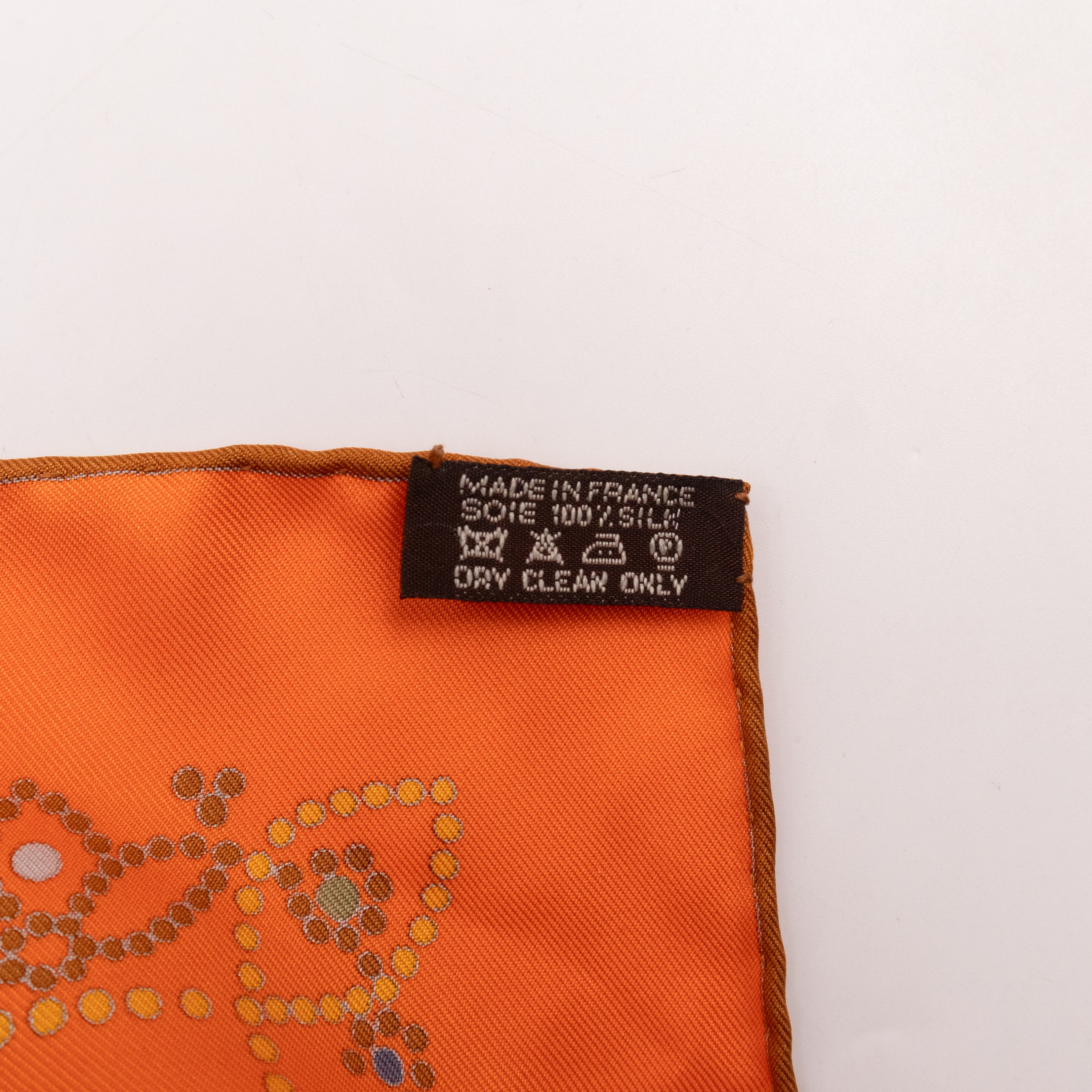 Silk Scarf 90 L’Arbre de Vie Orange
