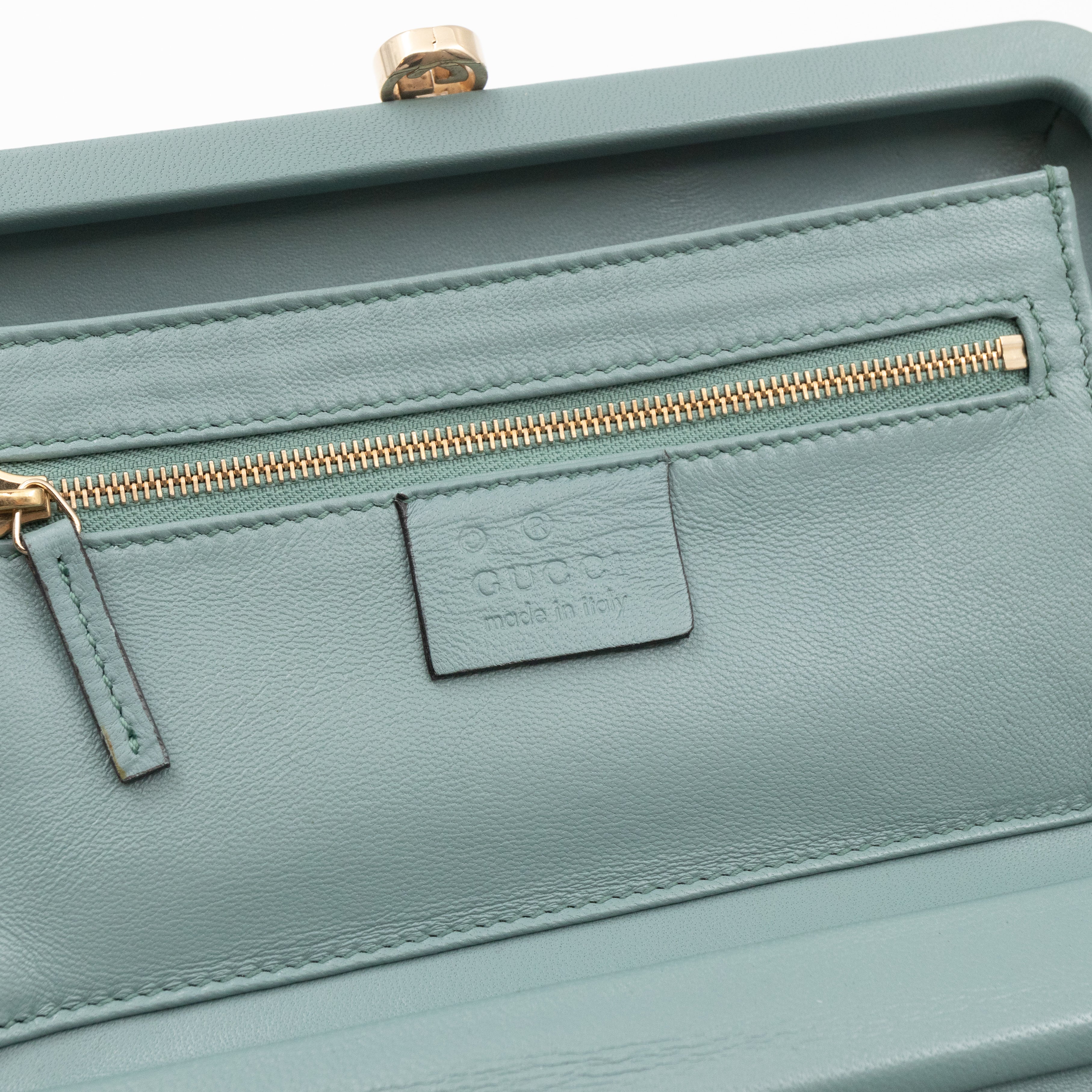 Broadway Blue Suede Crystal Embellished Clutch