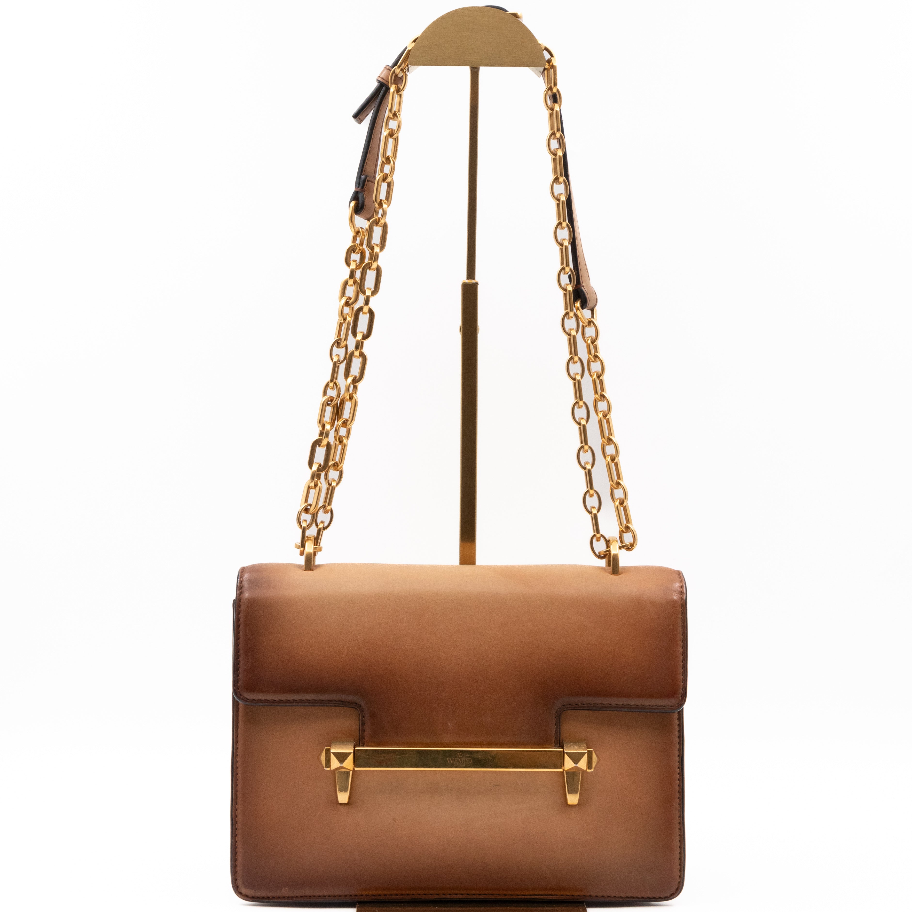 Uptown Crossbody Bag Brown Leather