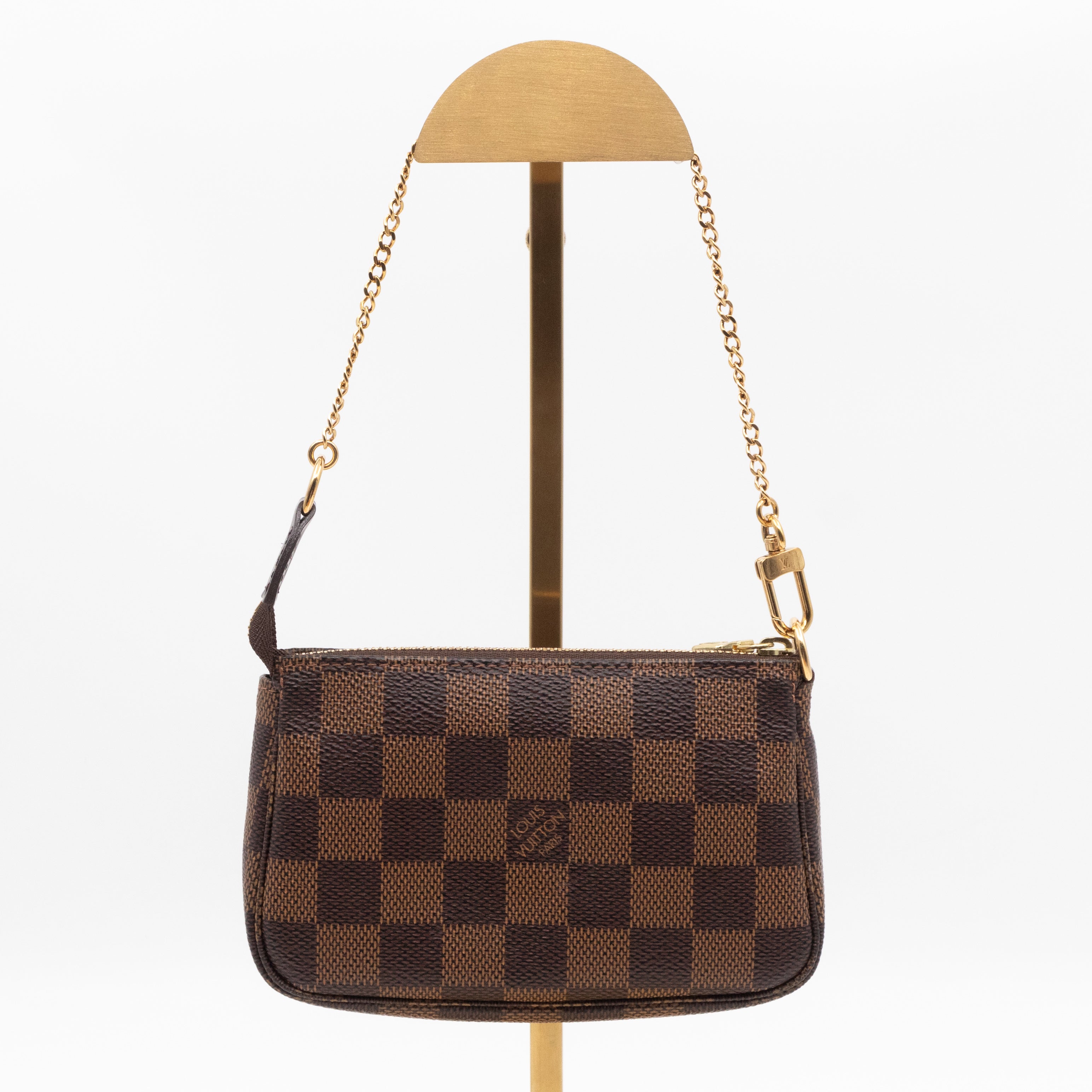 Mini Pochette Accessoires Damier Ebene