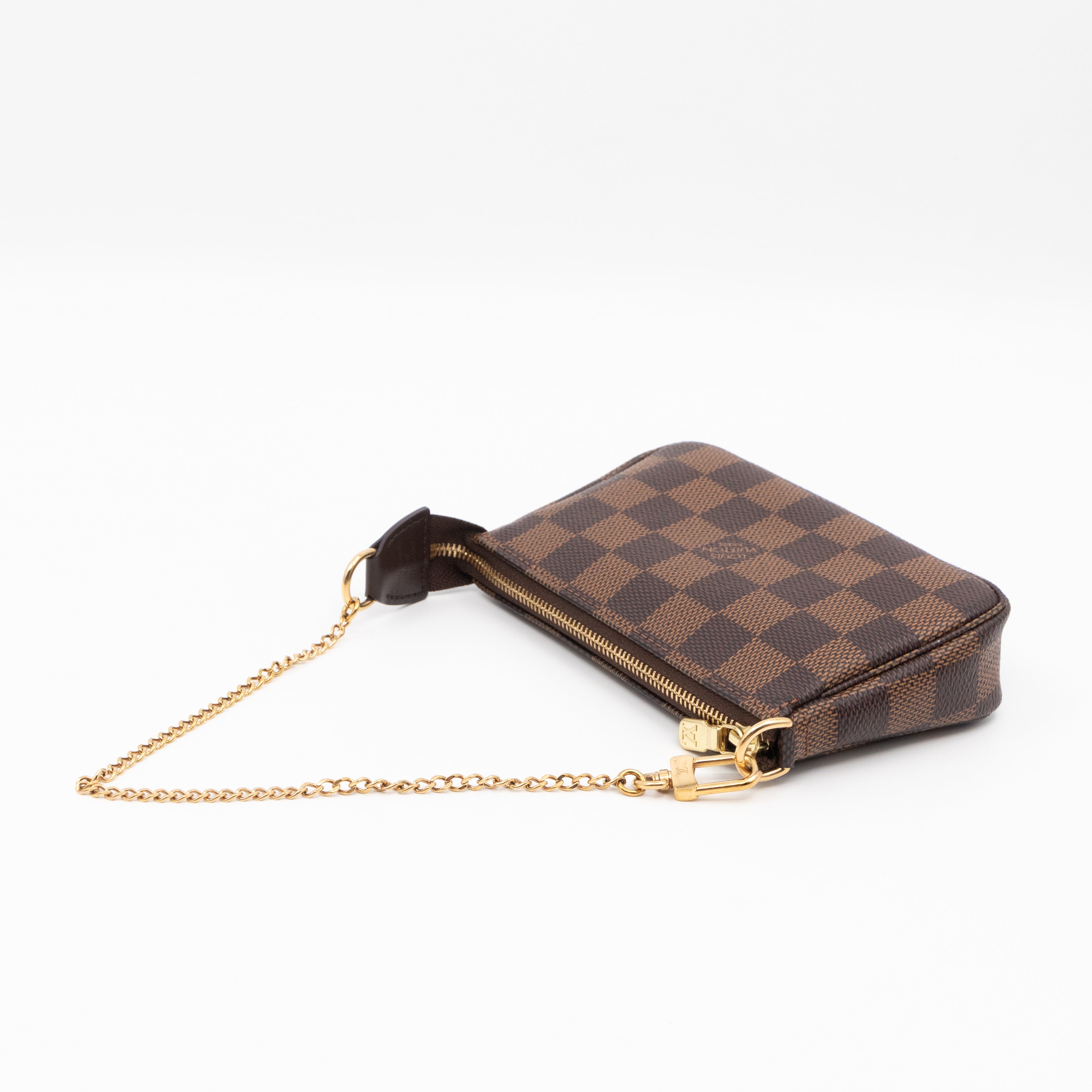 Mini Pochette Accessoires Damier Ebene