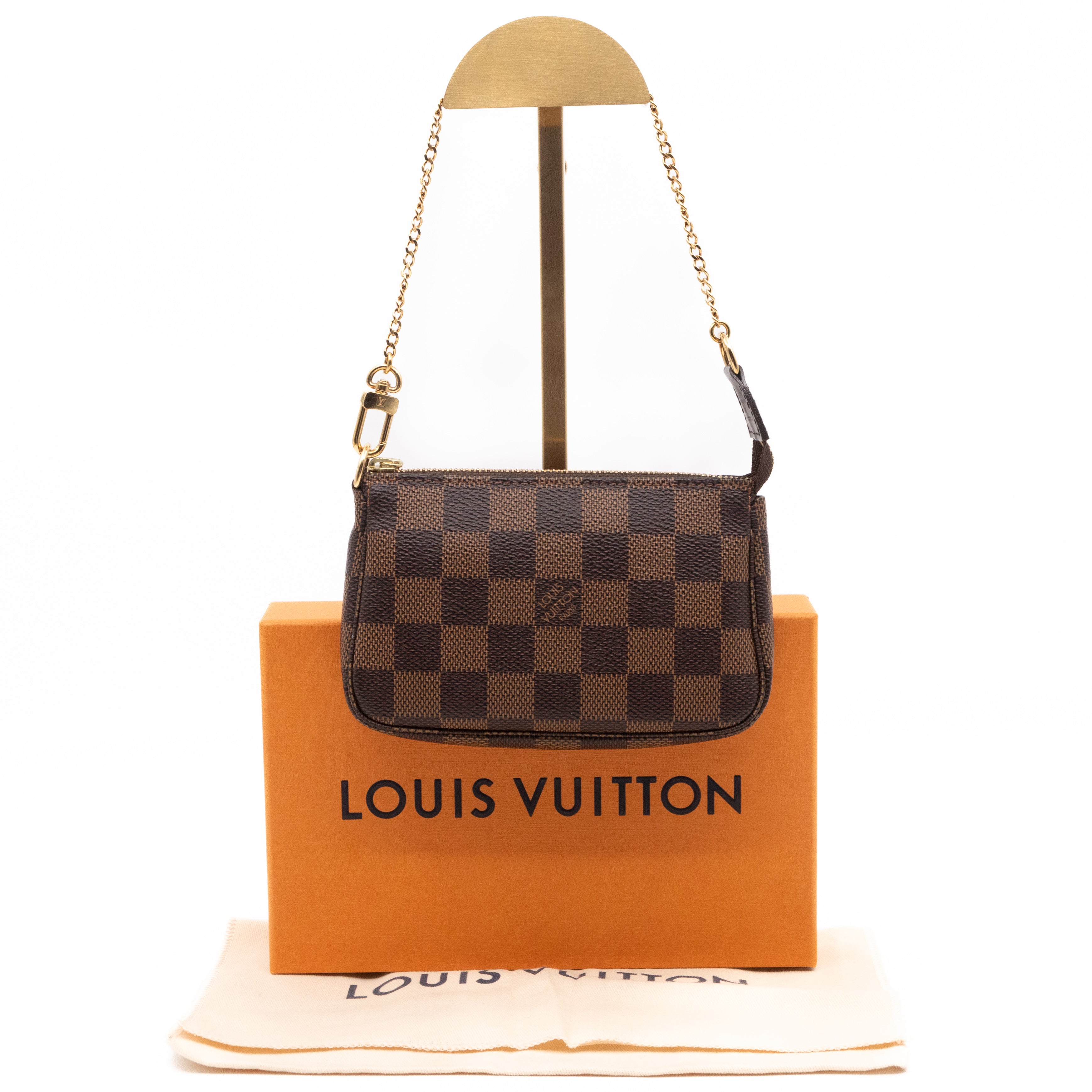 Mini Pochette Accessoires Damier Ebene