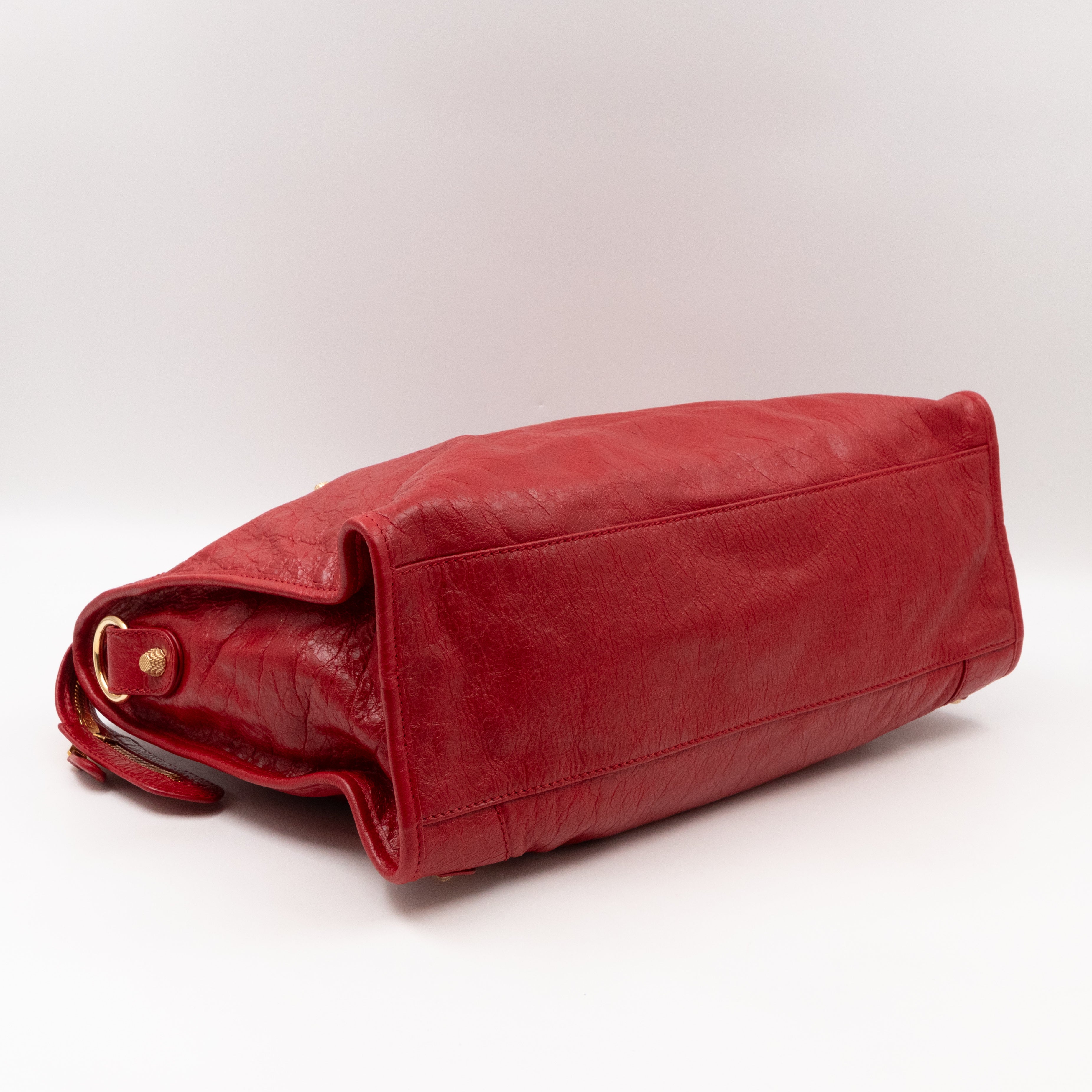 Classic City Red Leather