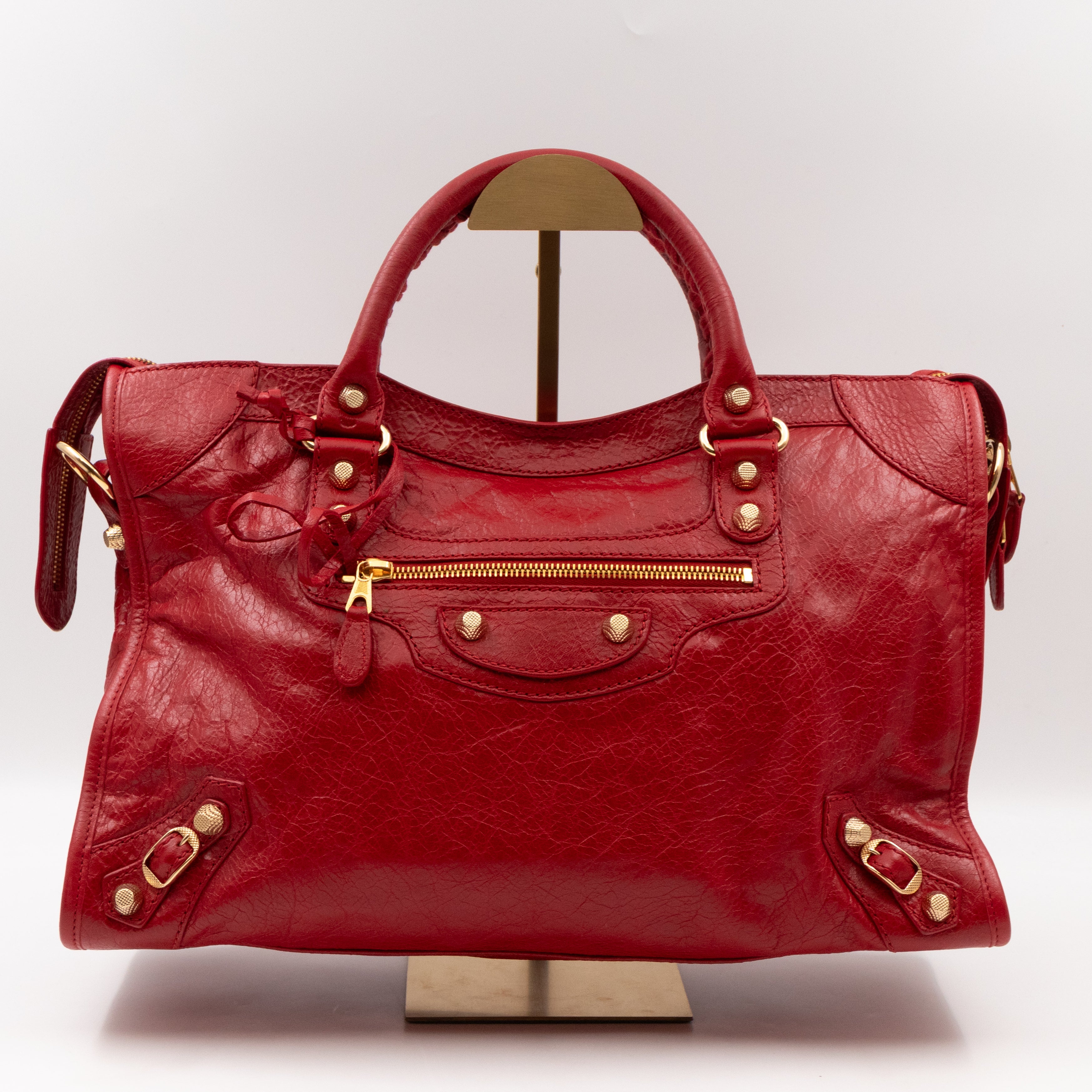 Classic City Red Leather