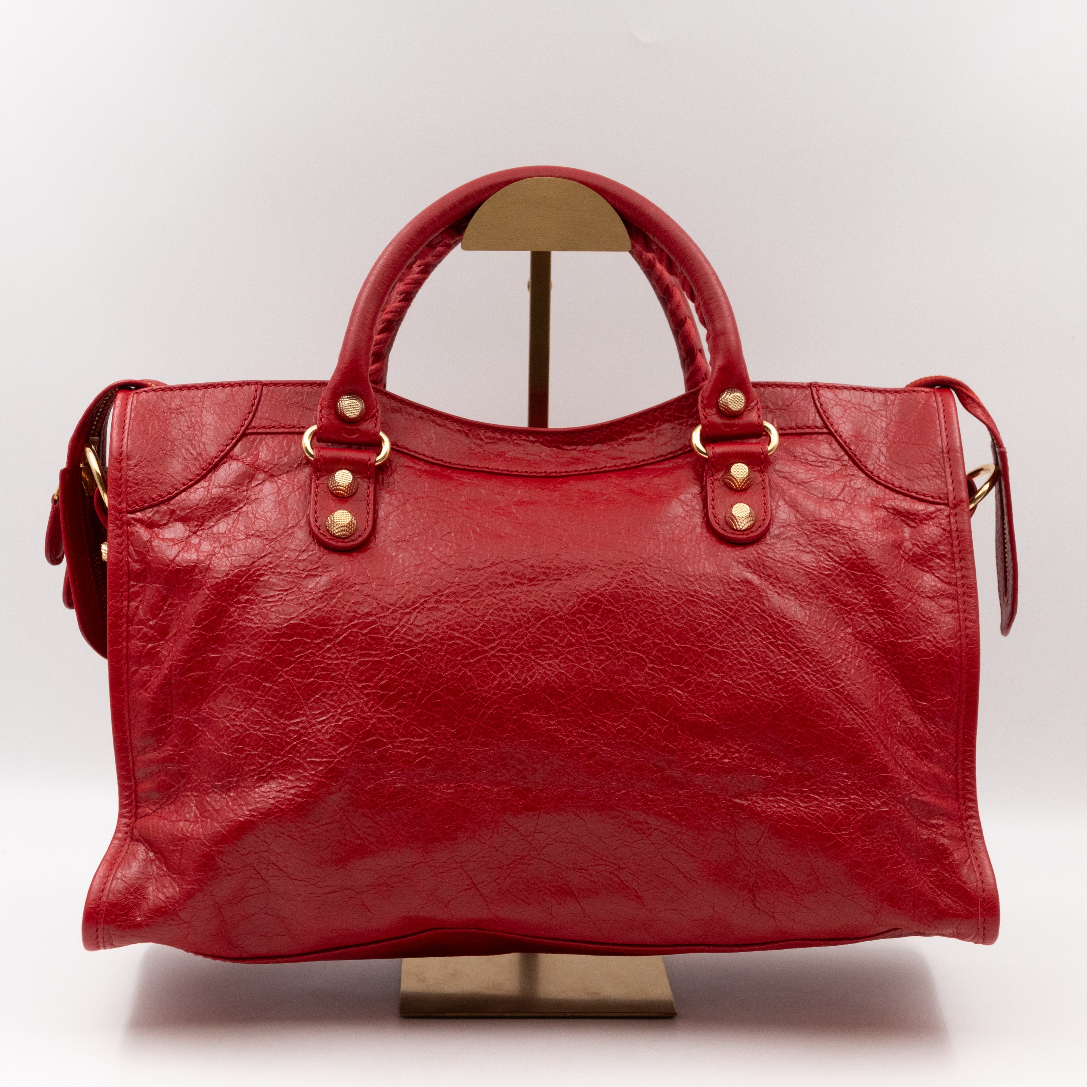 Classic City Red Leather