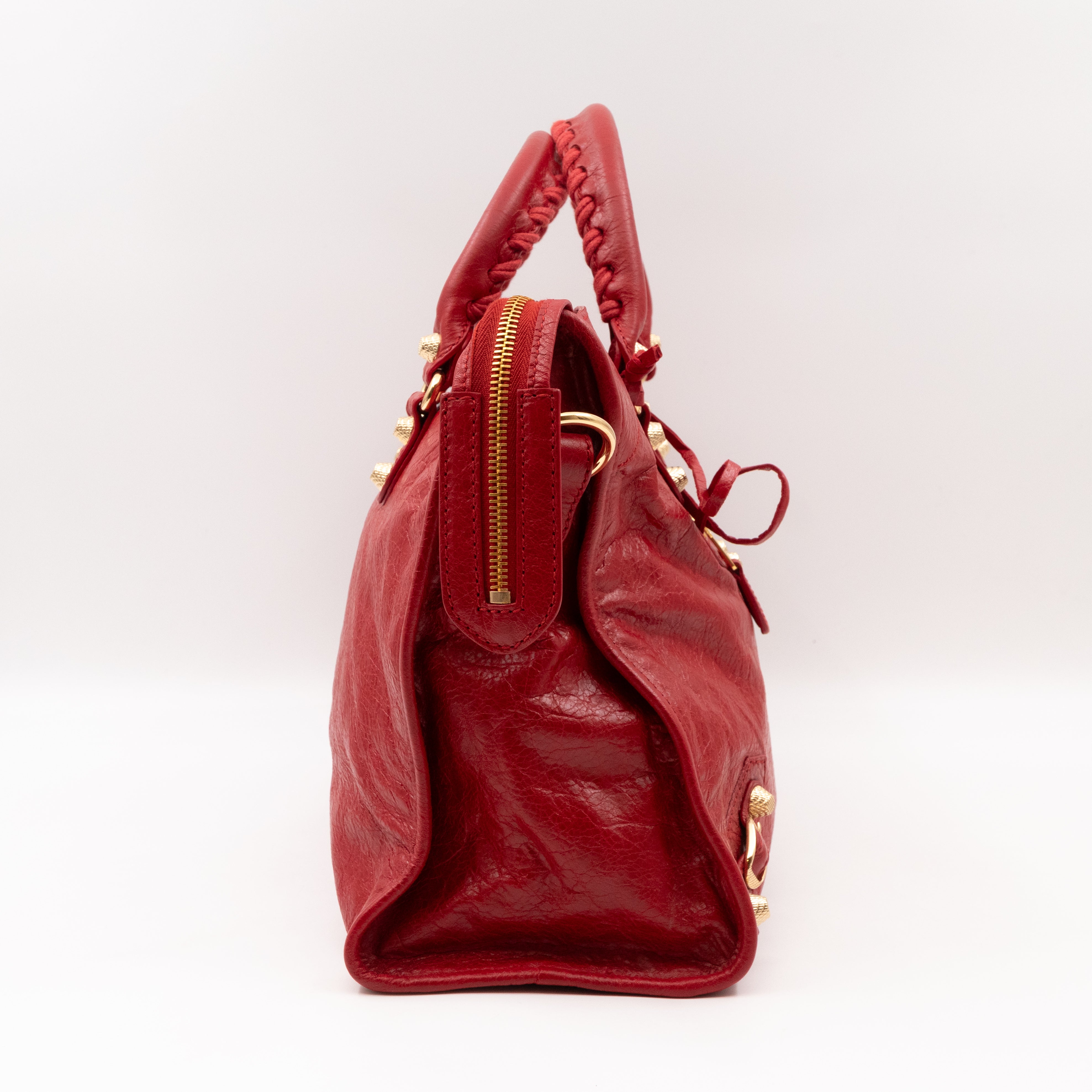 Classic City Red Leather