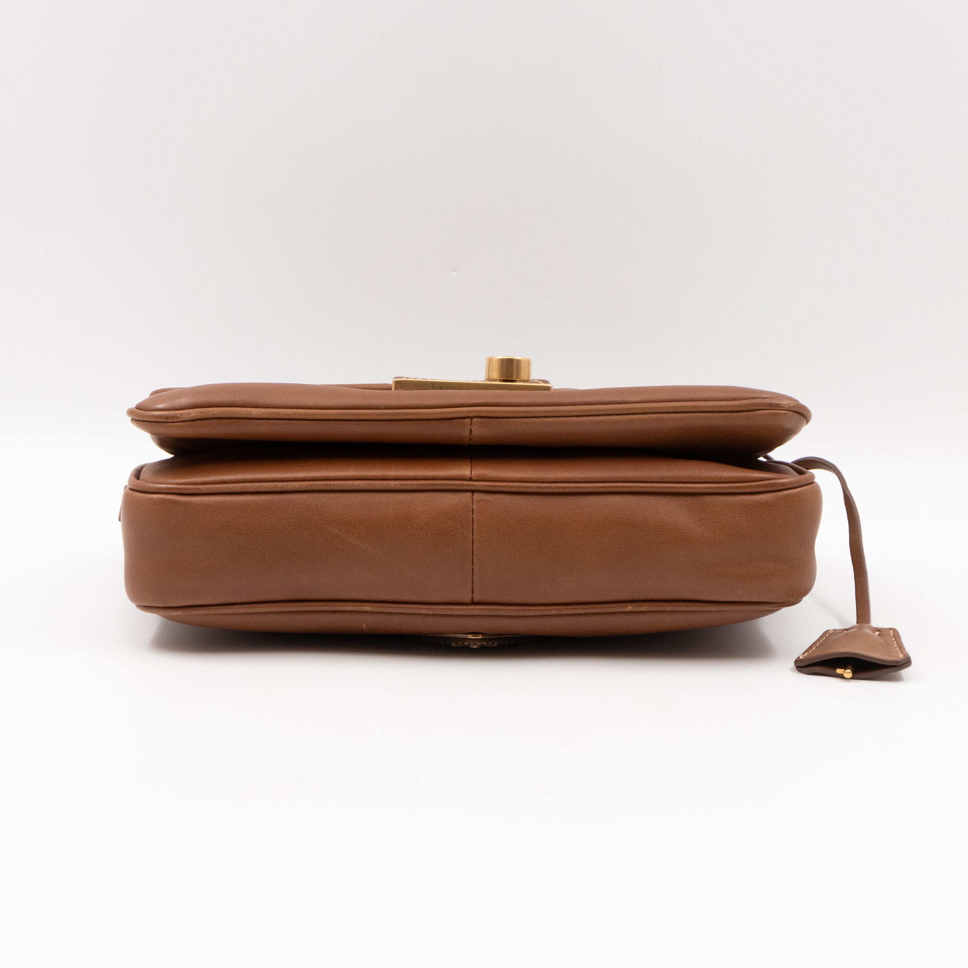 Sound Crossbody Bag Brown Leather
