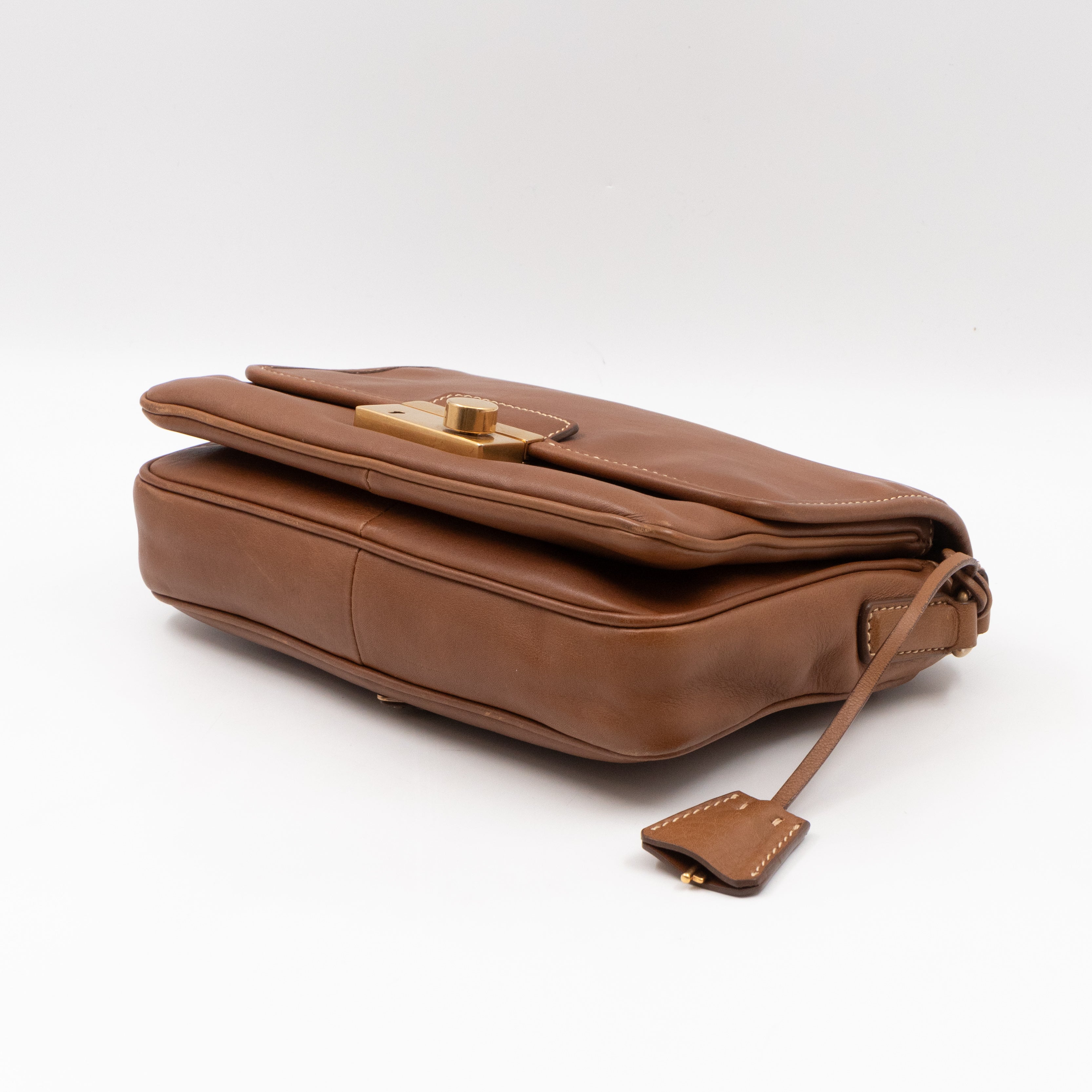 Sound Crossbody Bag Brown Leather