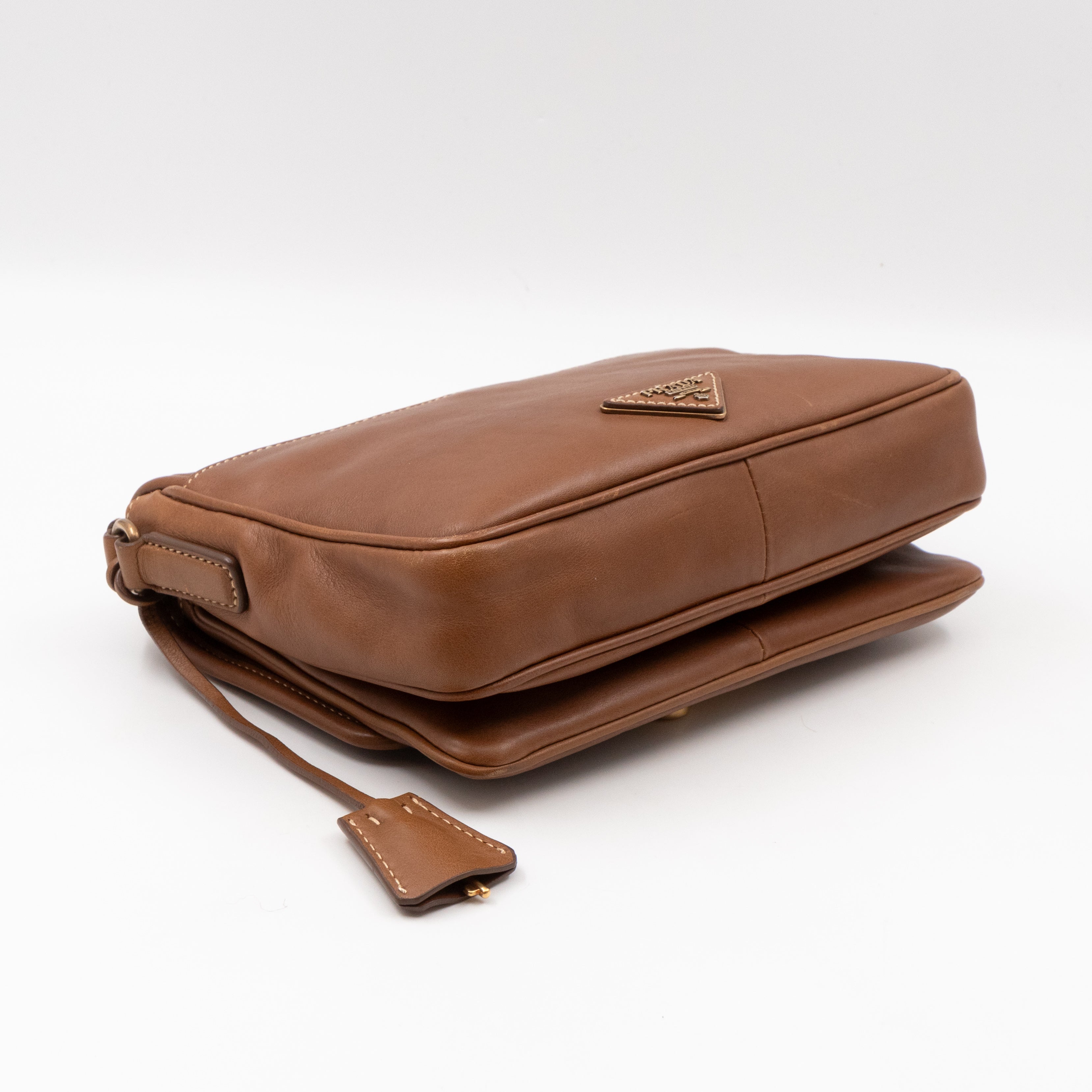 Sound Crossbody Bag Brown Leather