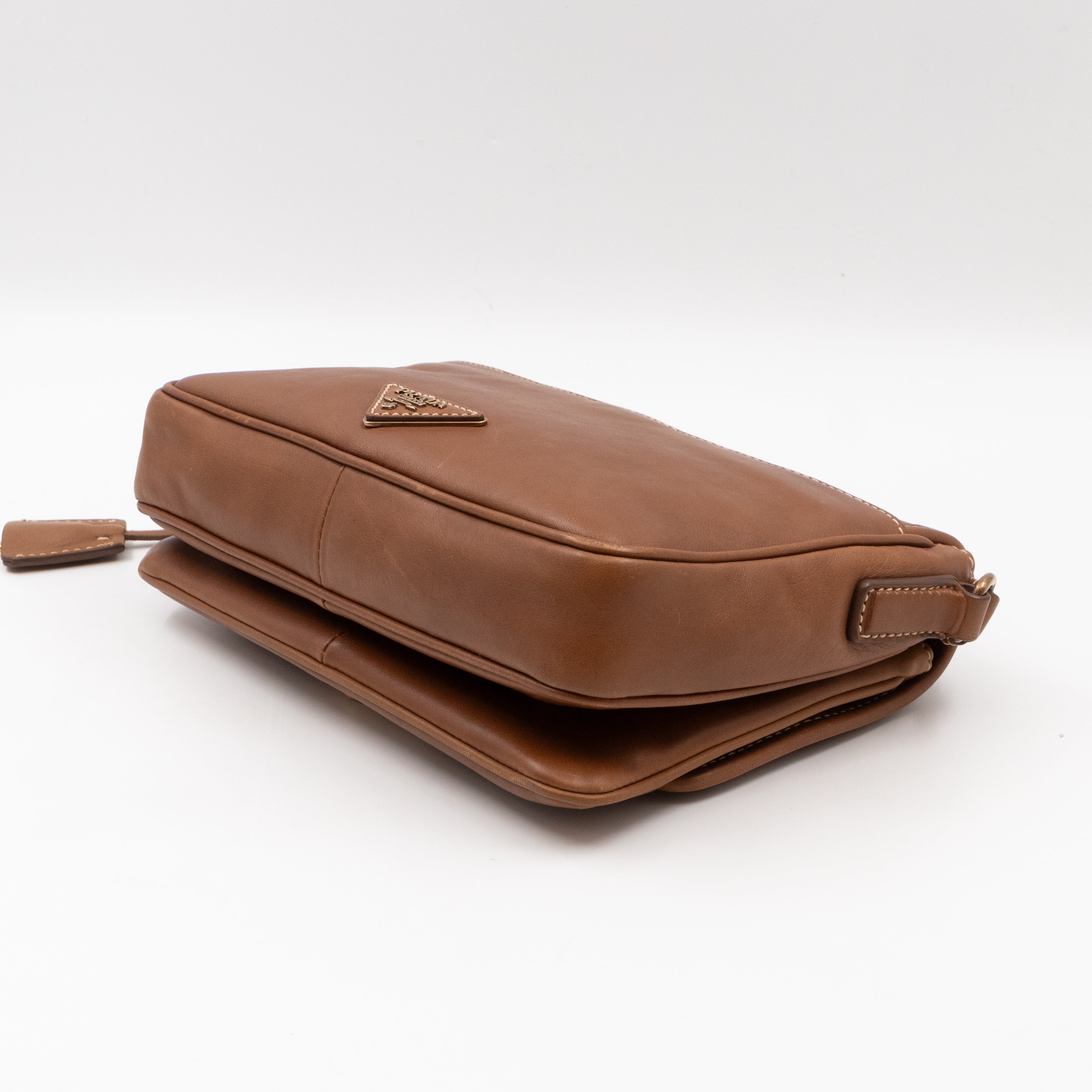 Sound Crossbody Bag Brown Leather