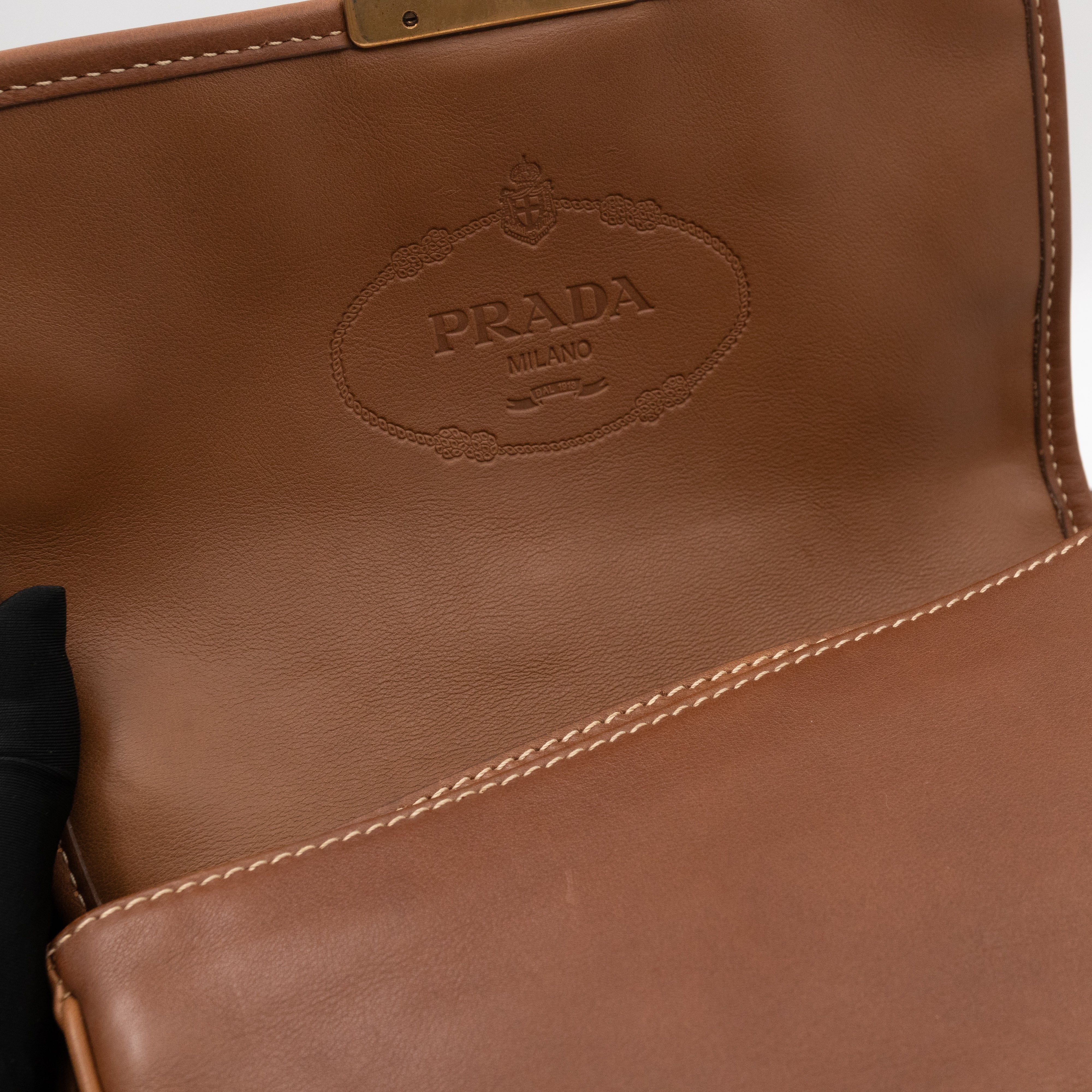 Sound Crossbody Bag Brown Leather