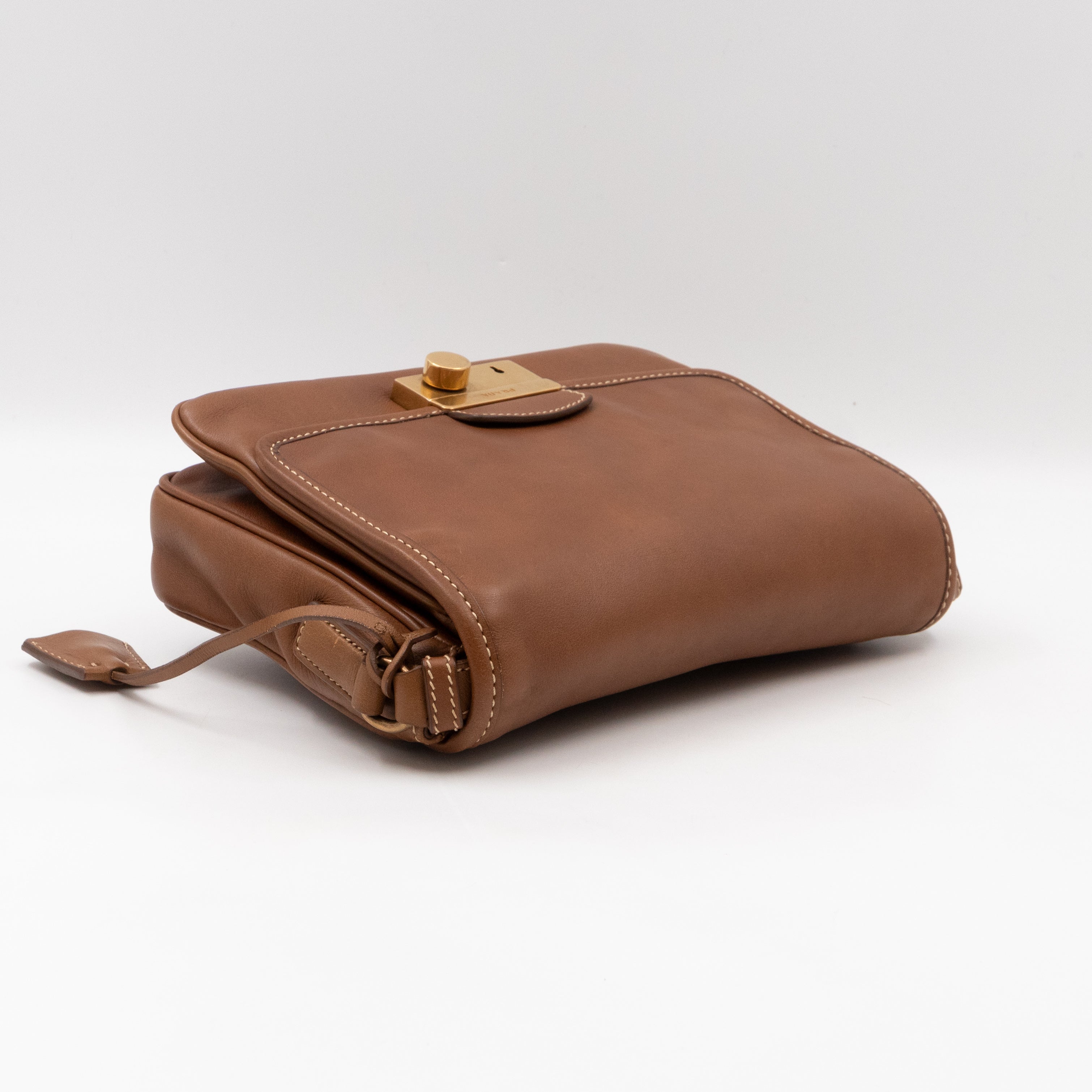 Sound Crossbody Bag Brown Leather