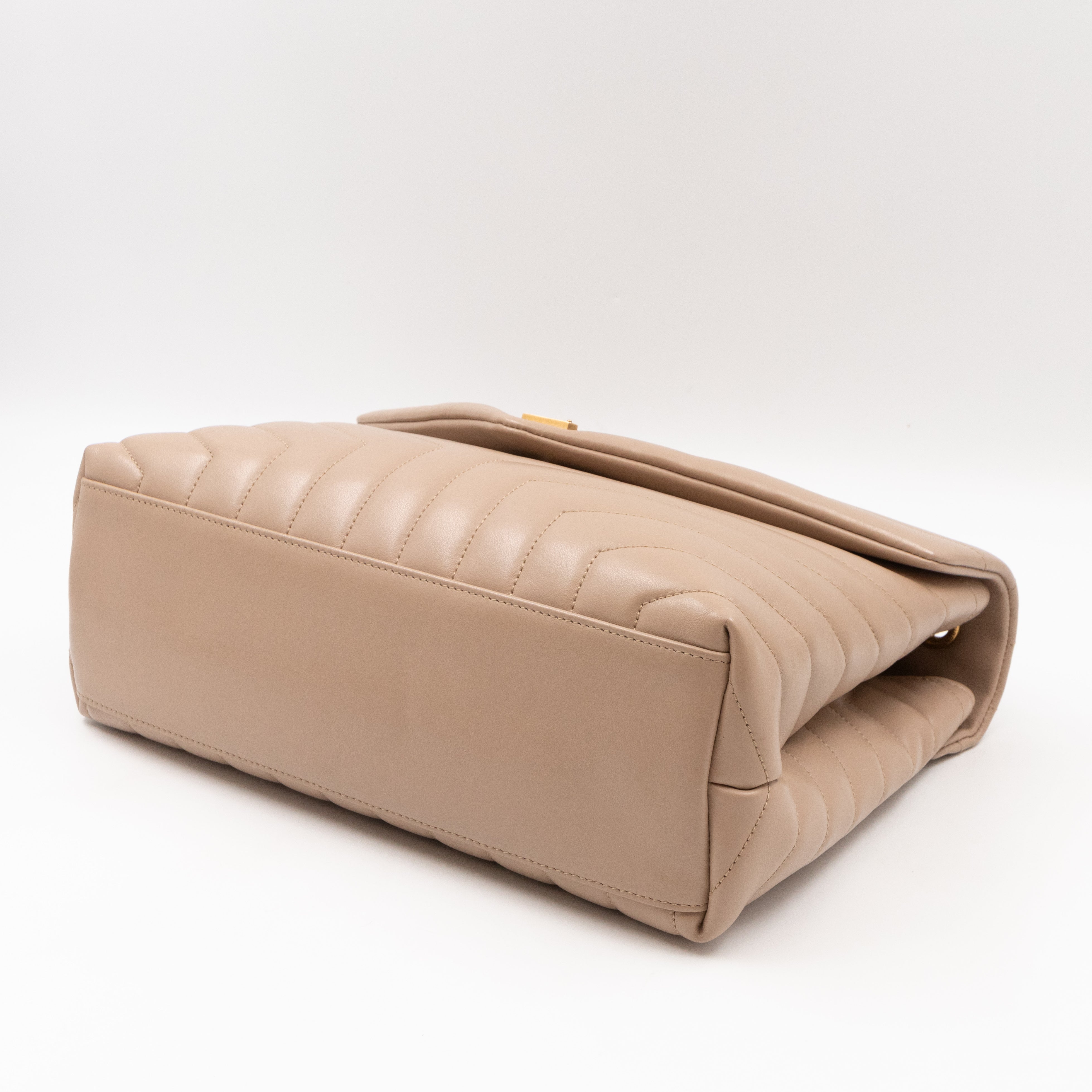 Loulou Medium Beige Leather