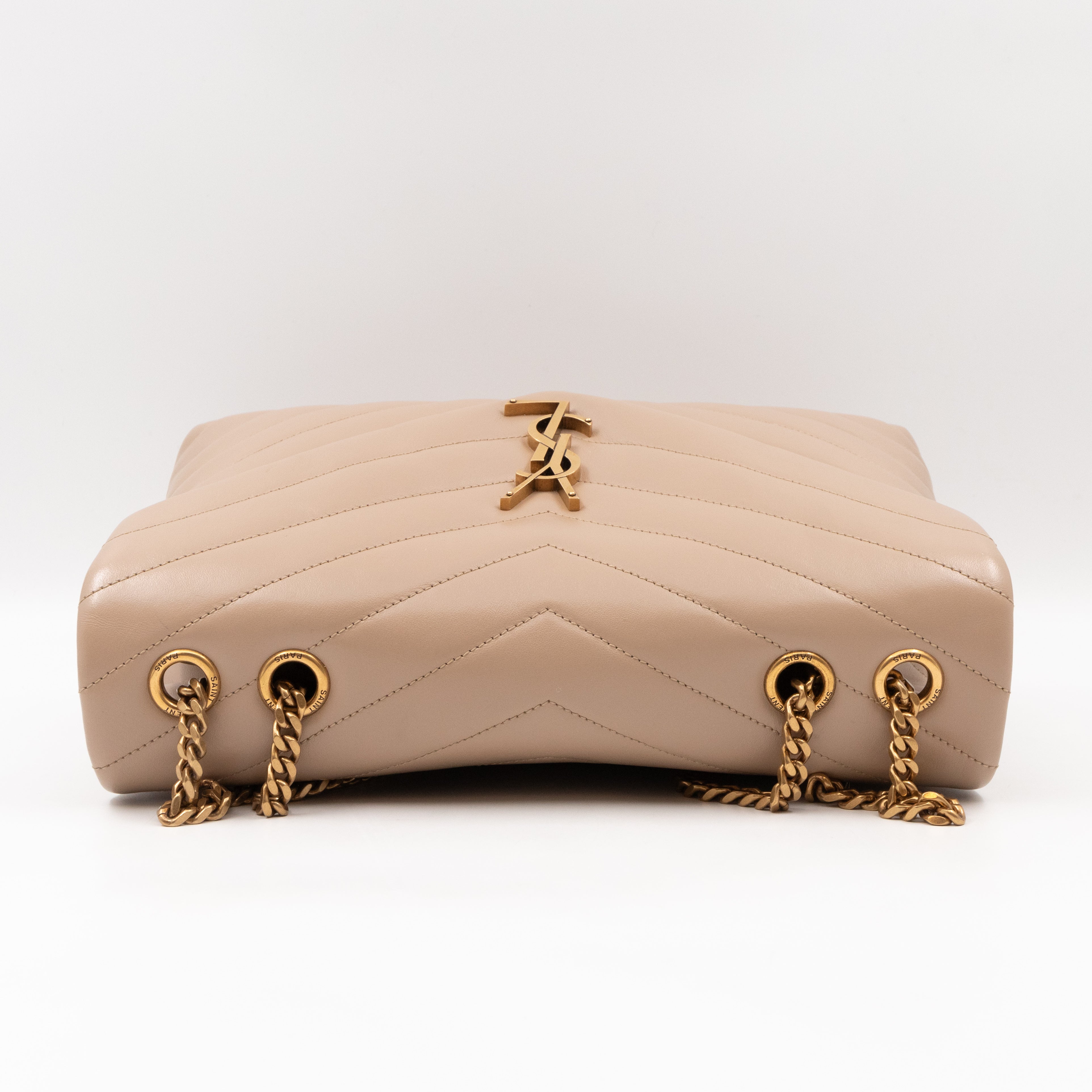 Loulou Medium Beige Leather