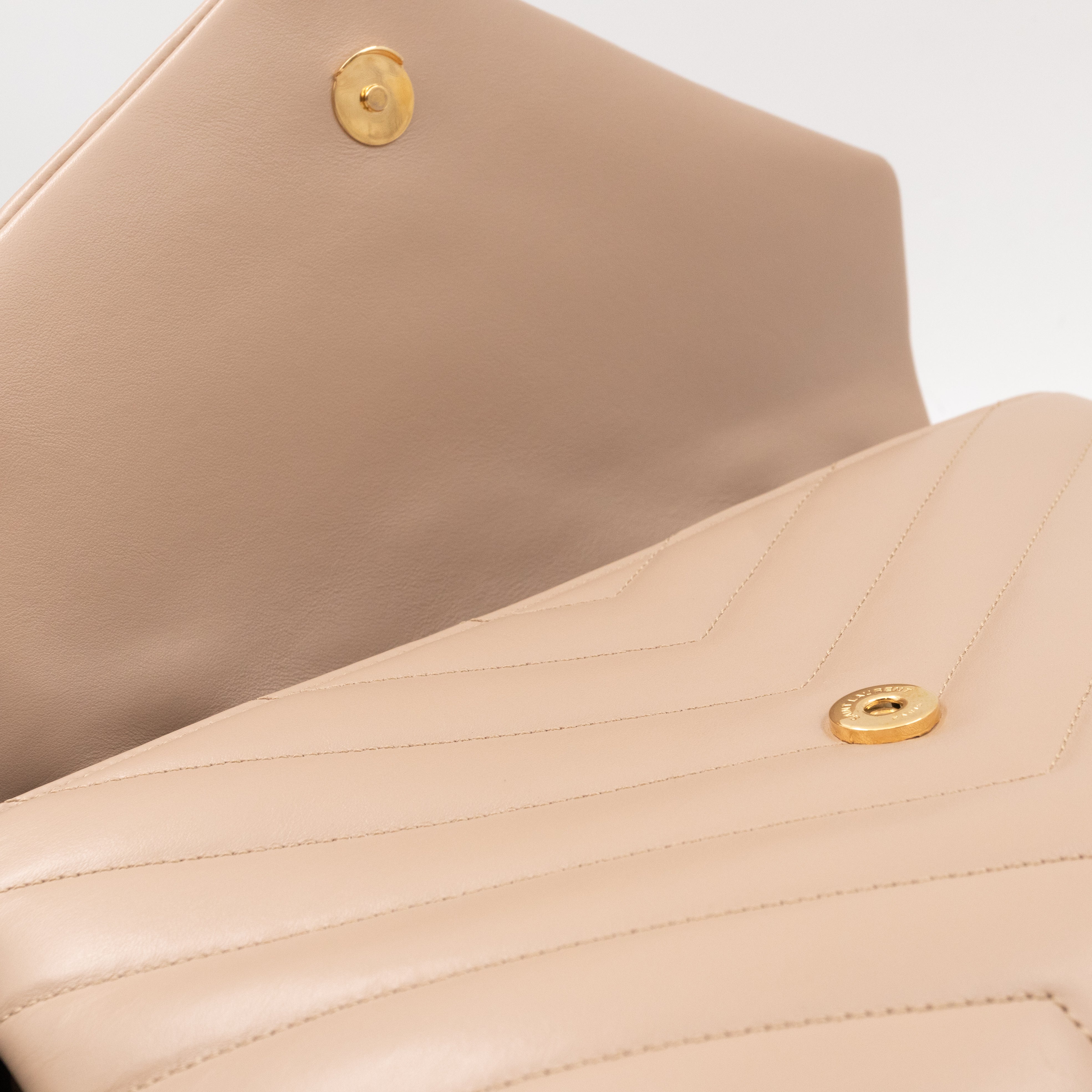 Loulou Medium Beige Leather