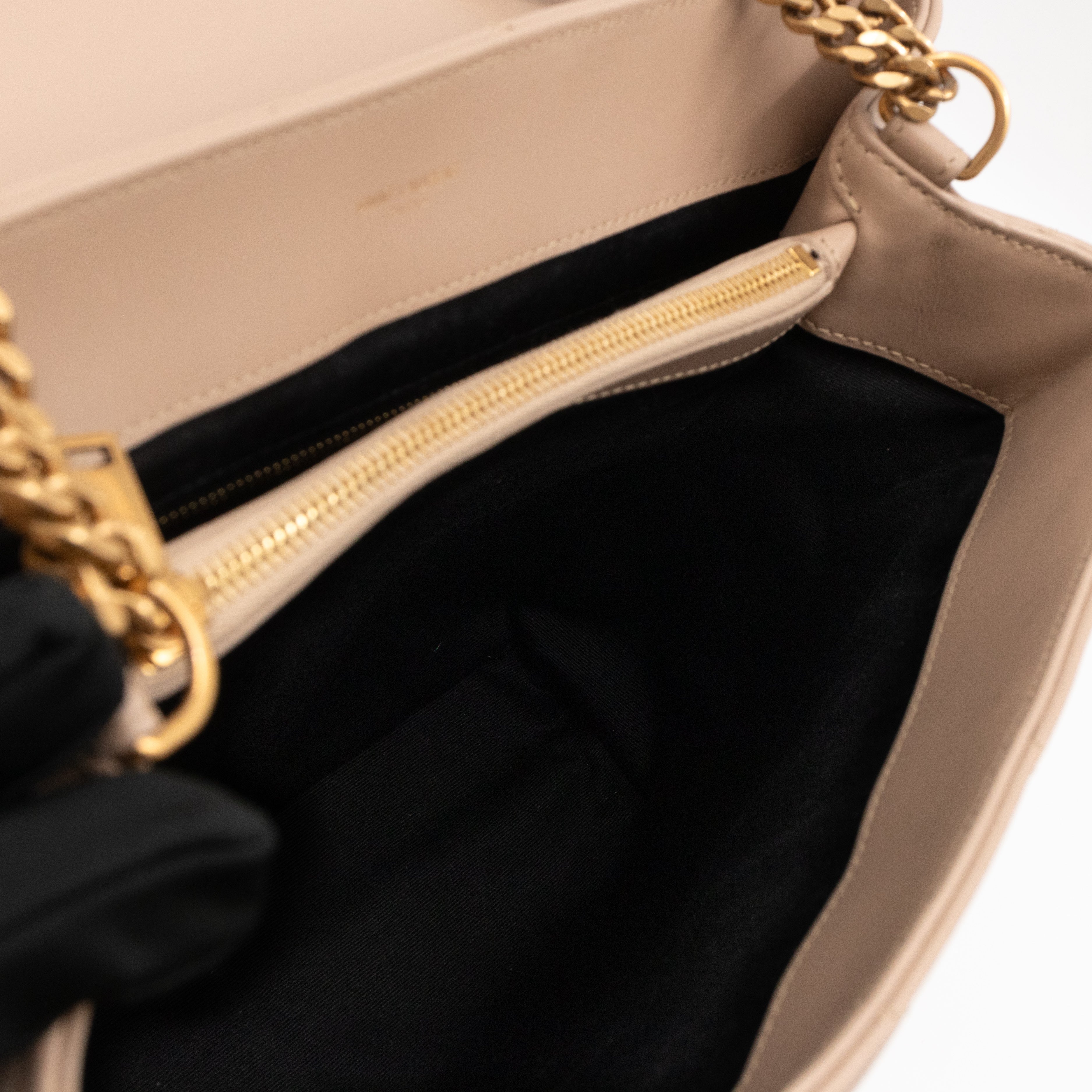 Loulou Medium Beige Leather