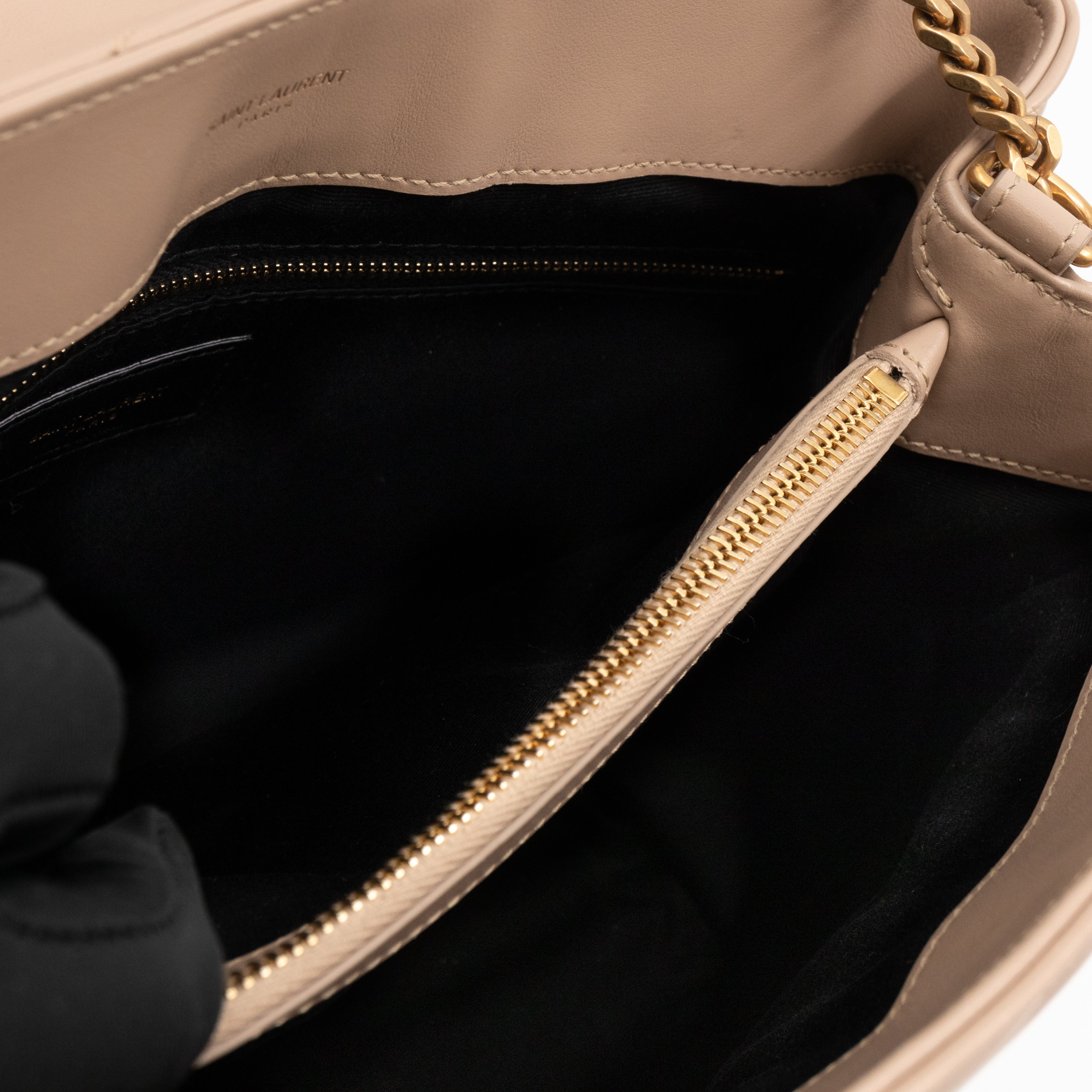 Loulou Medium Beige Leather