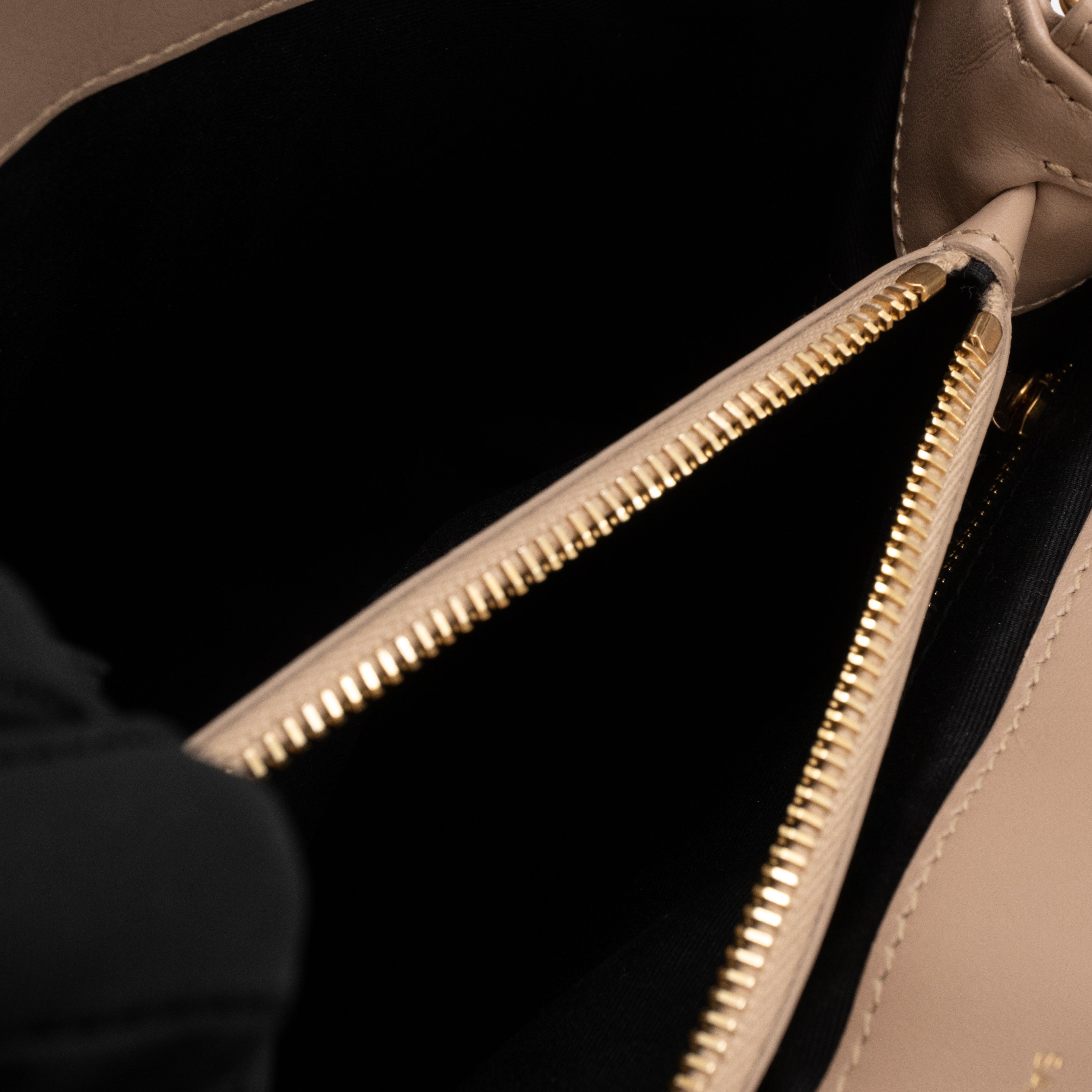 Loulou Medium Beige Leather