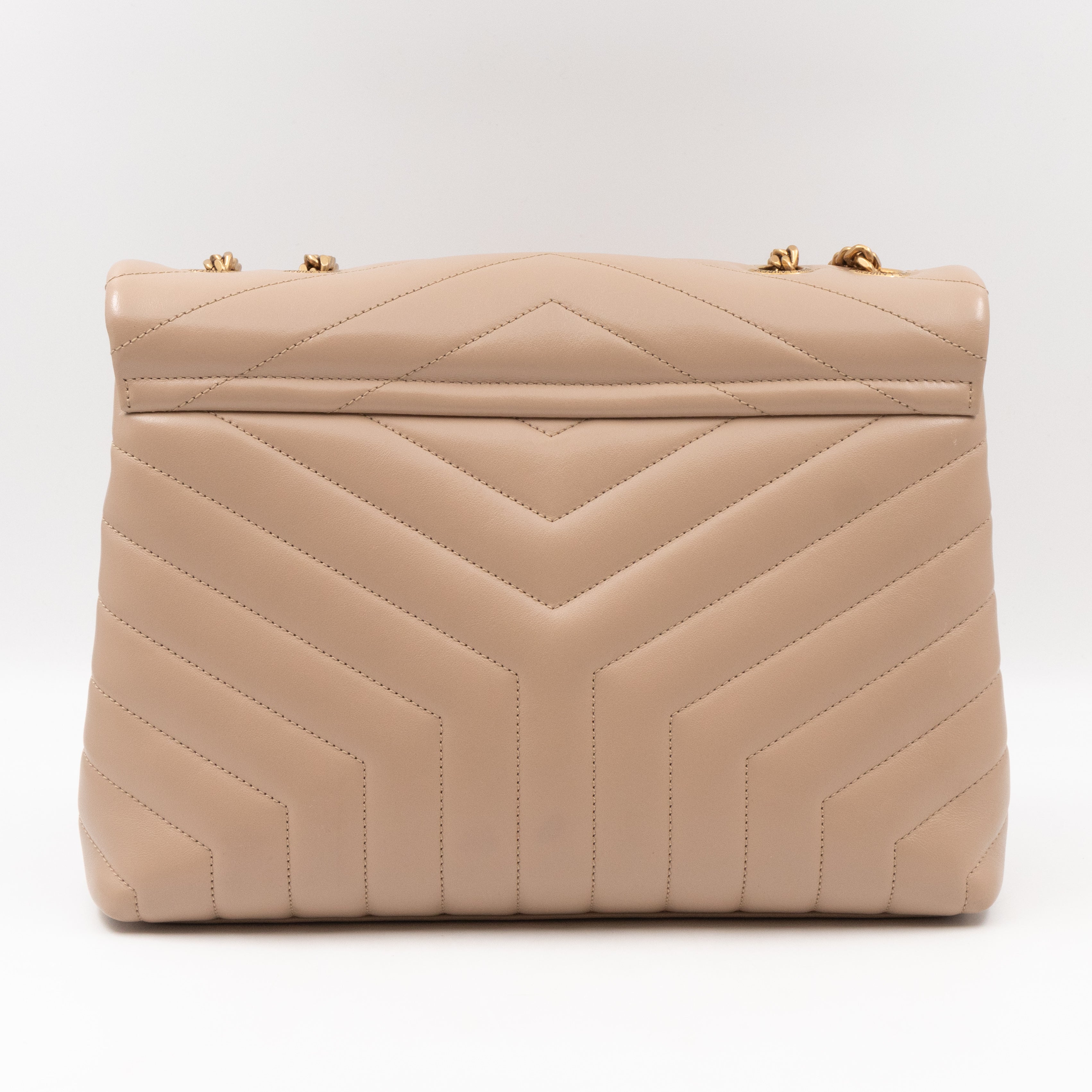 Loulou Medium Beige Leather