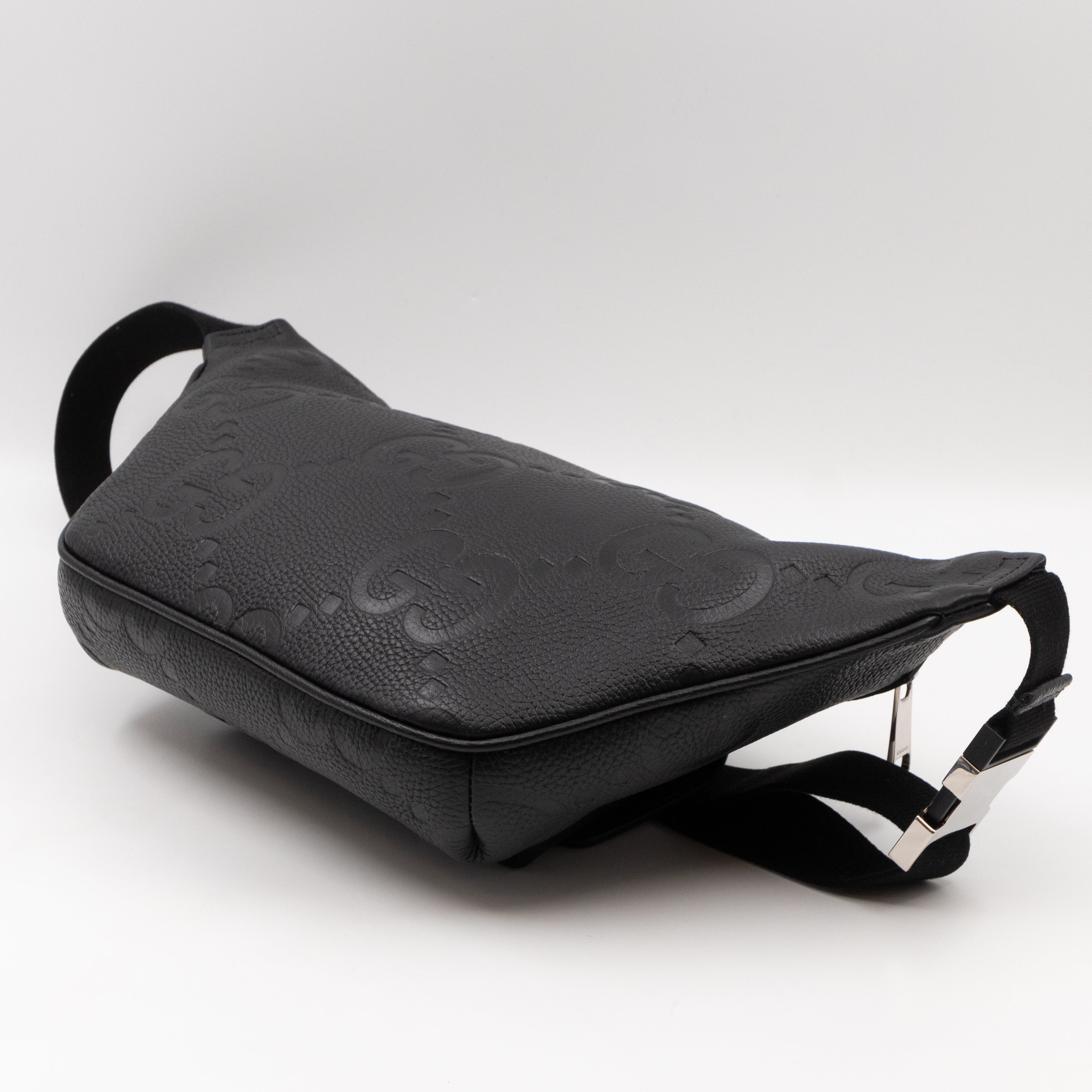 Belt Bag Black Jumbo GG Leather