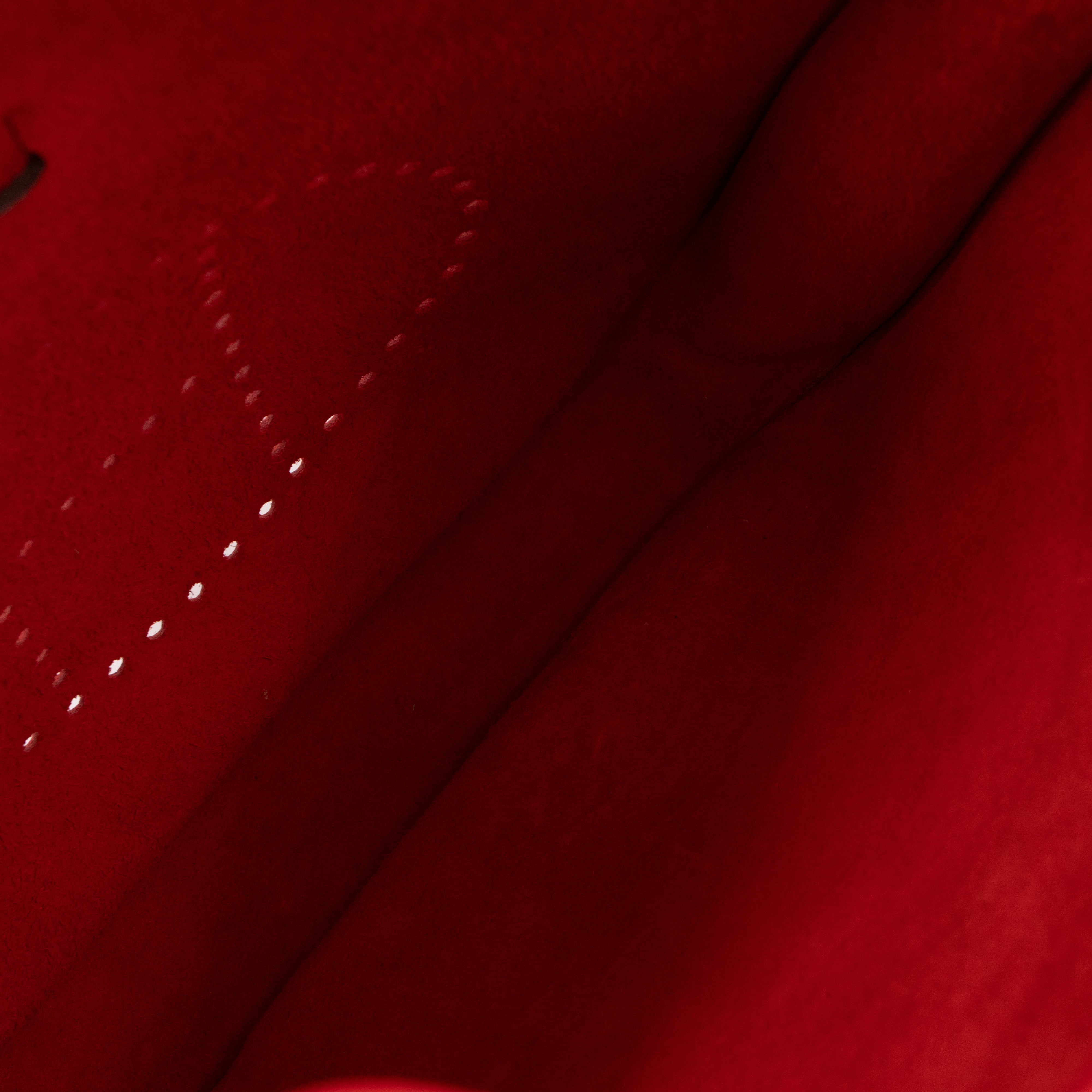 Evelyne III 29 Rouge Tomate Leather Two-Tone Strap