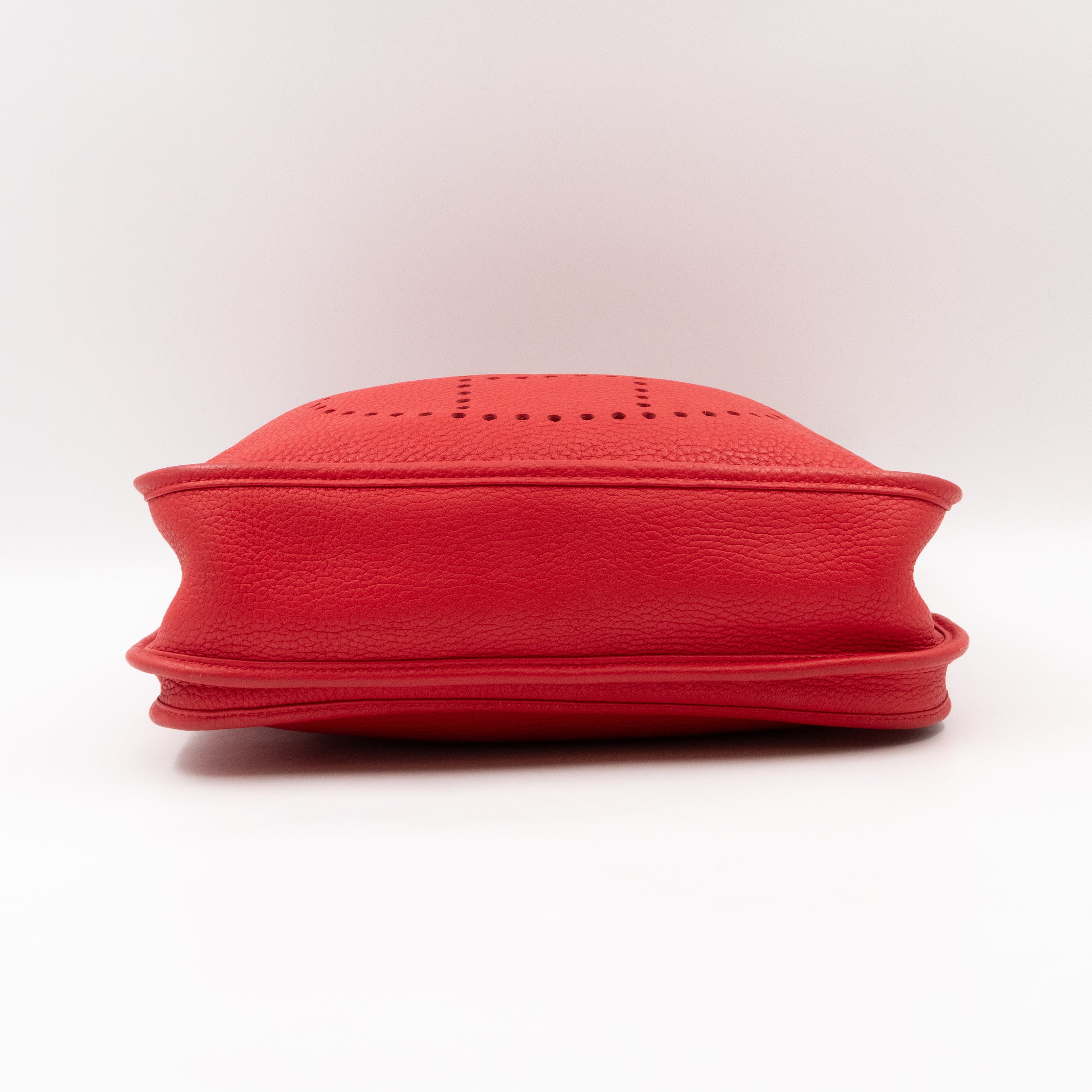 Evelyne III 29 Rouge Tomate Leather Two-Tone Strap