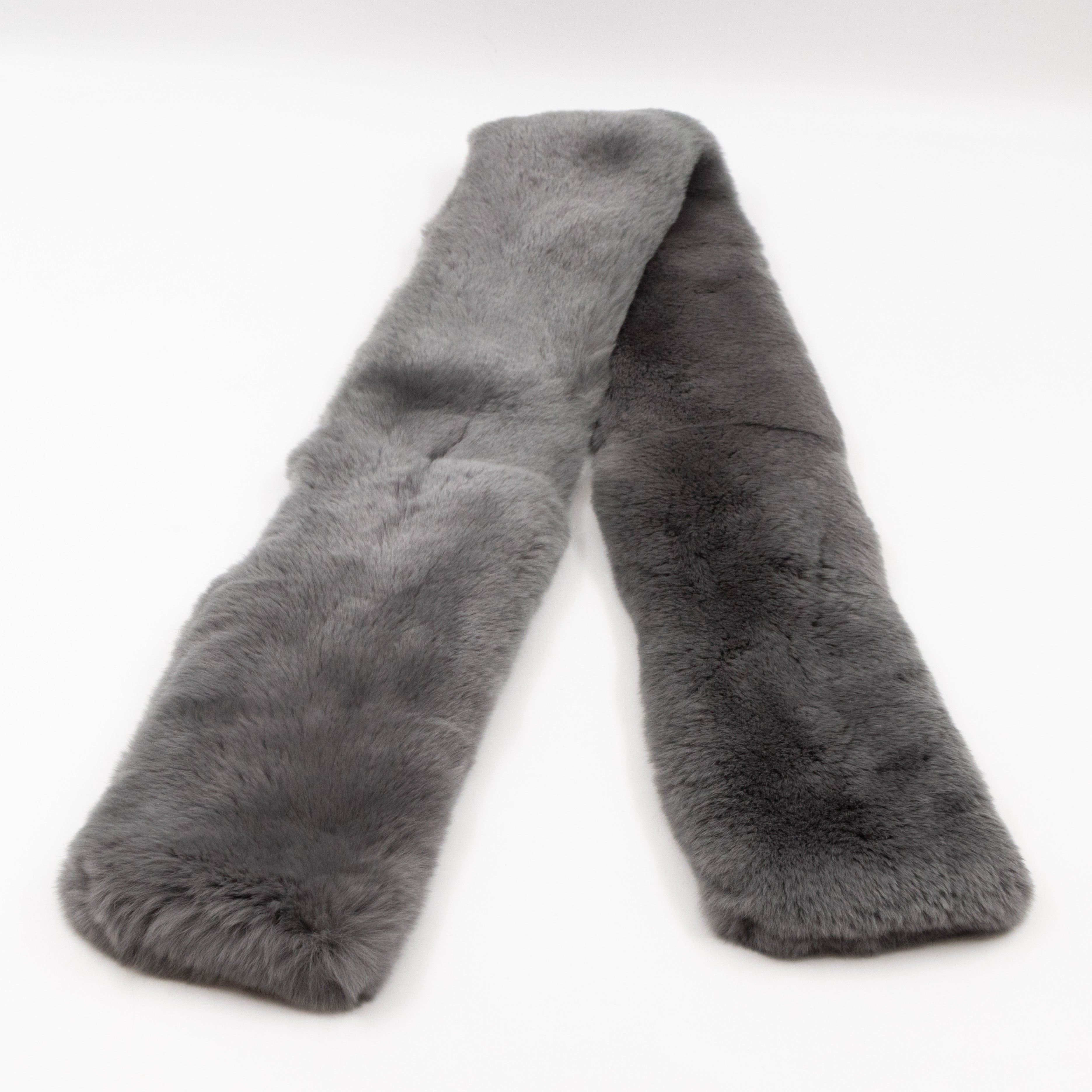 Rex Rabbit Grey Scarf Muffler