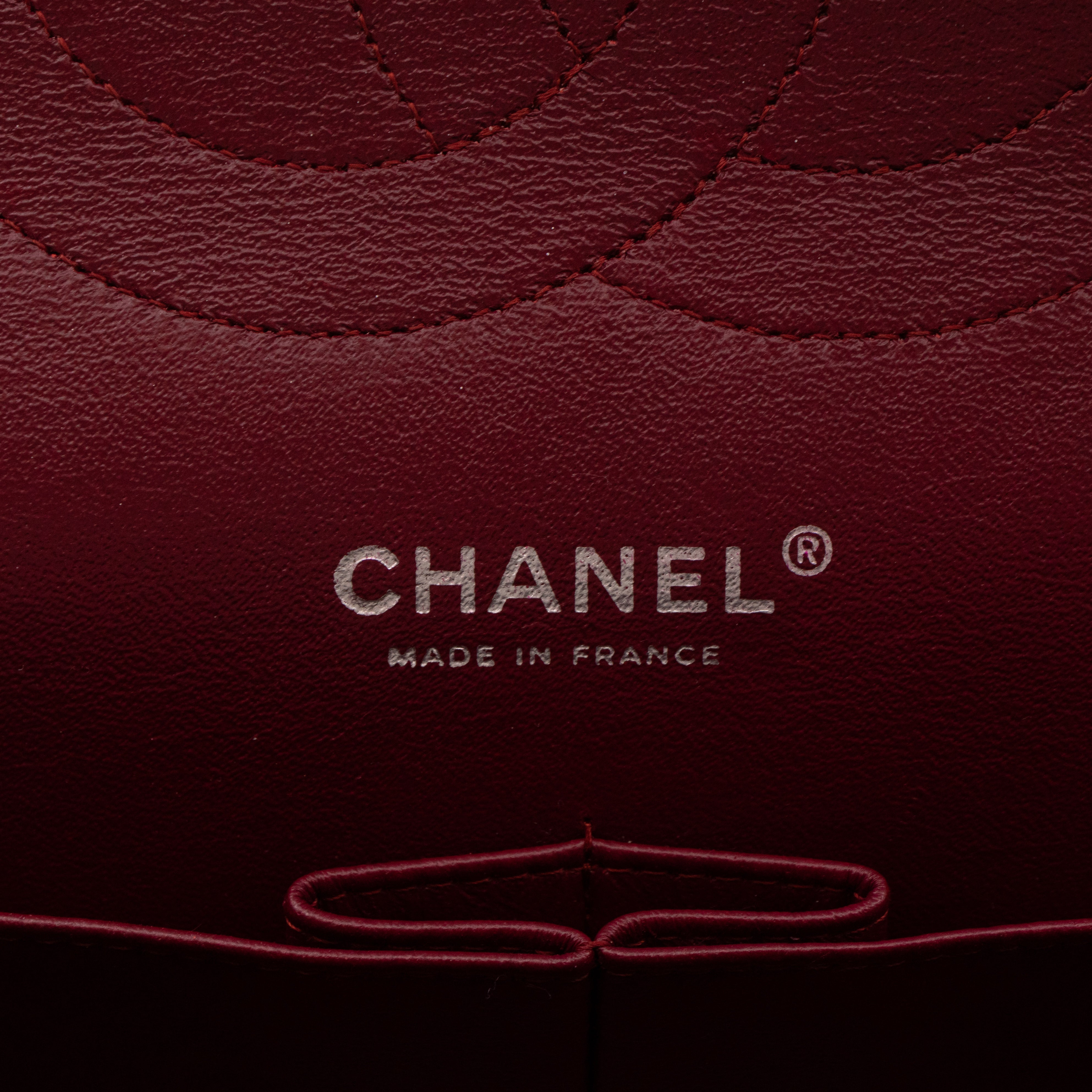 Classic Double Flap Jumbo Red Patent Leather