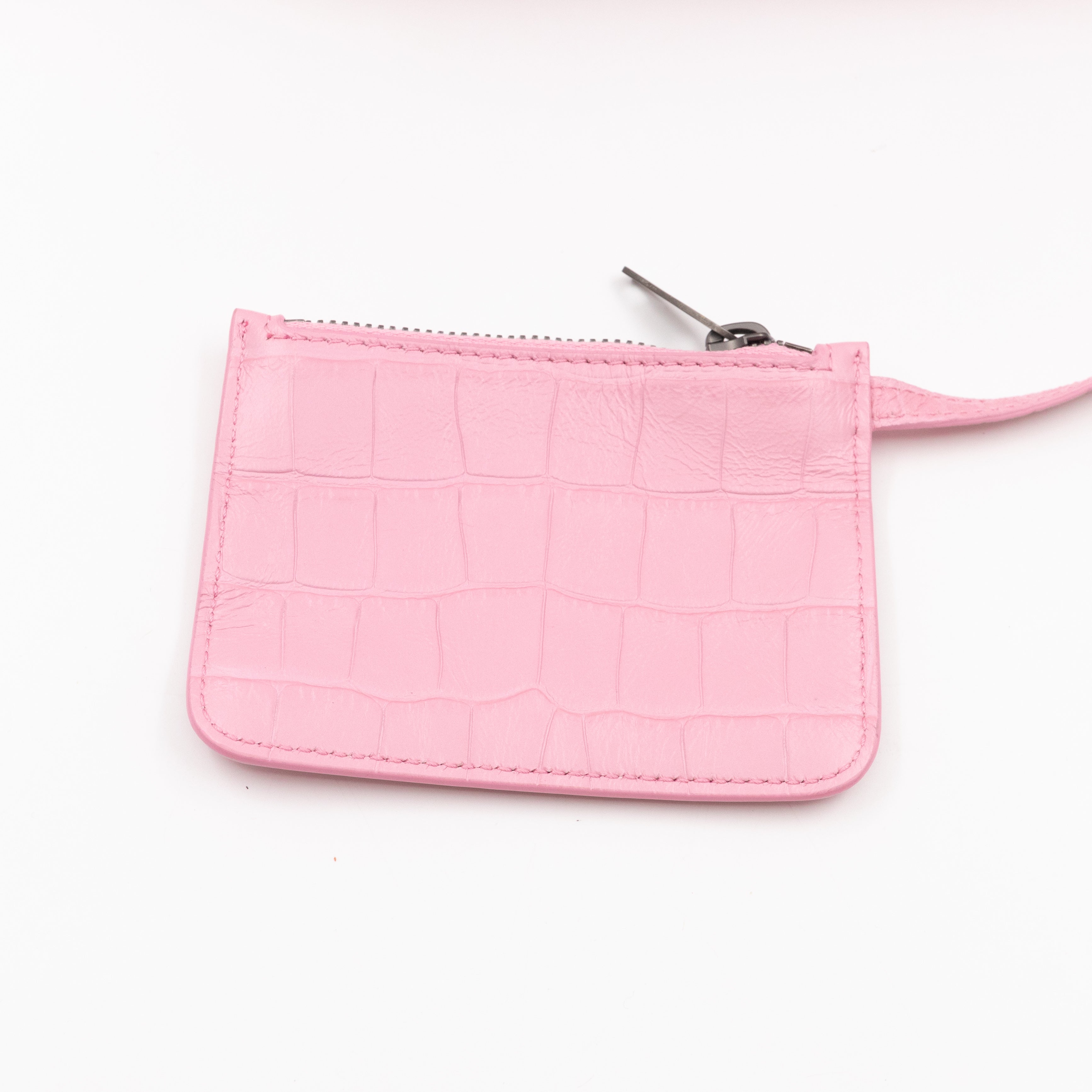 Tool 2.0 XS North-South Tote Bag Light Pink Embossed Calfskin