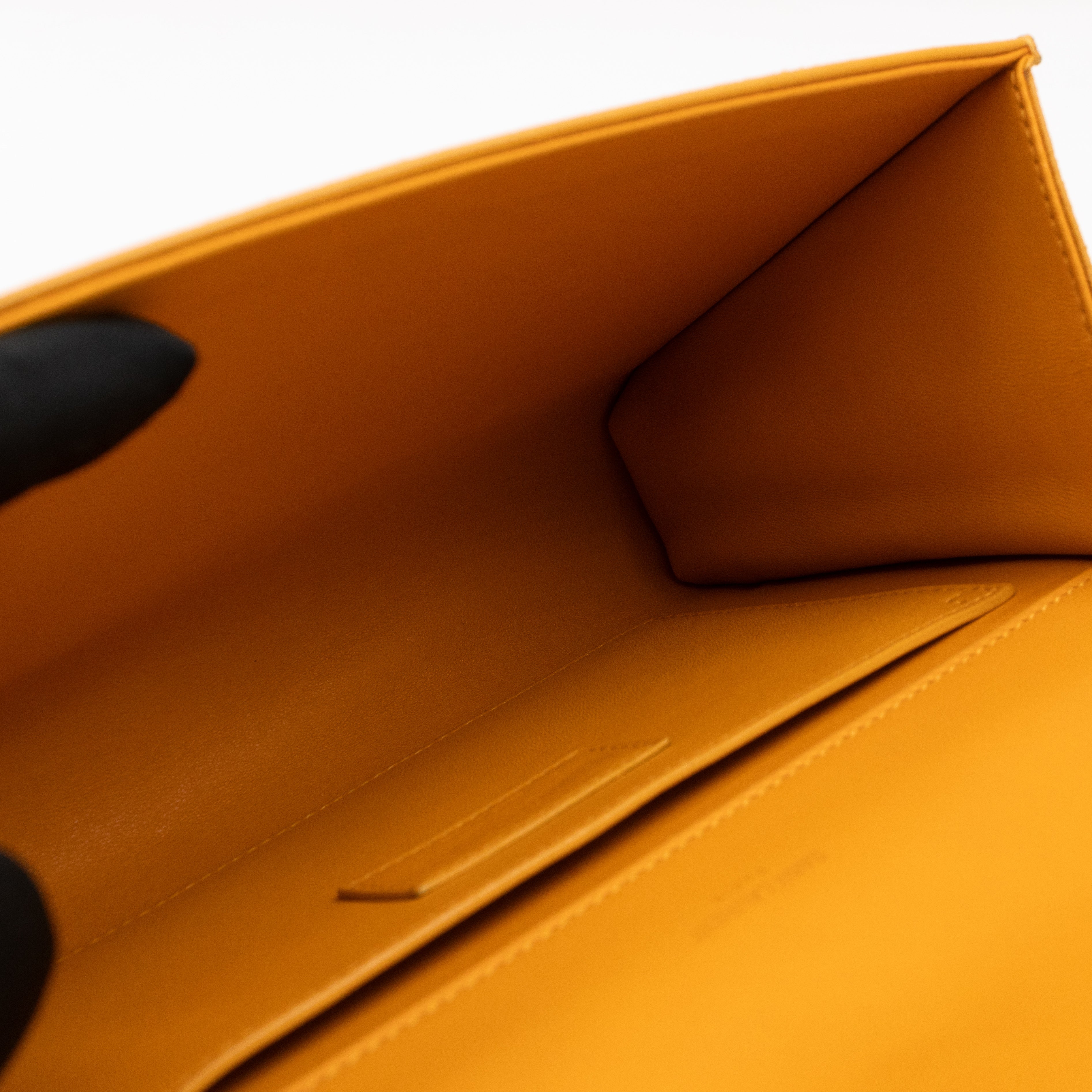 Kate Tassel Medium Yellow Suede Leather Gold