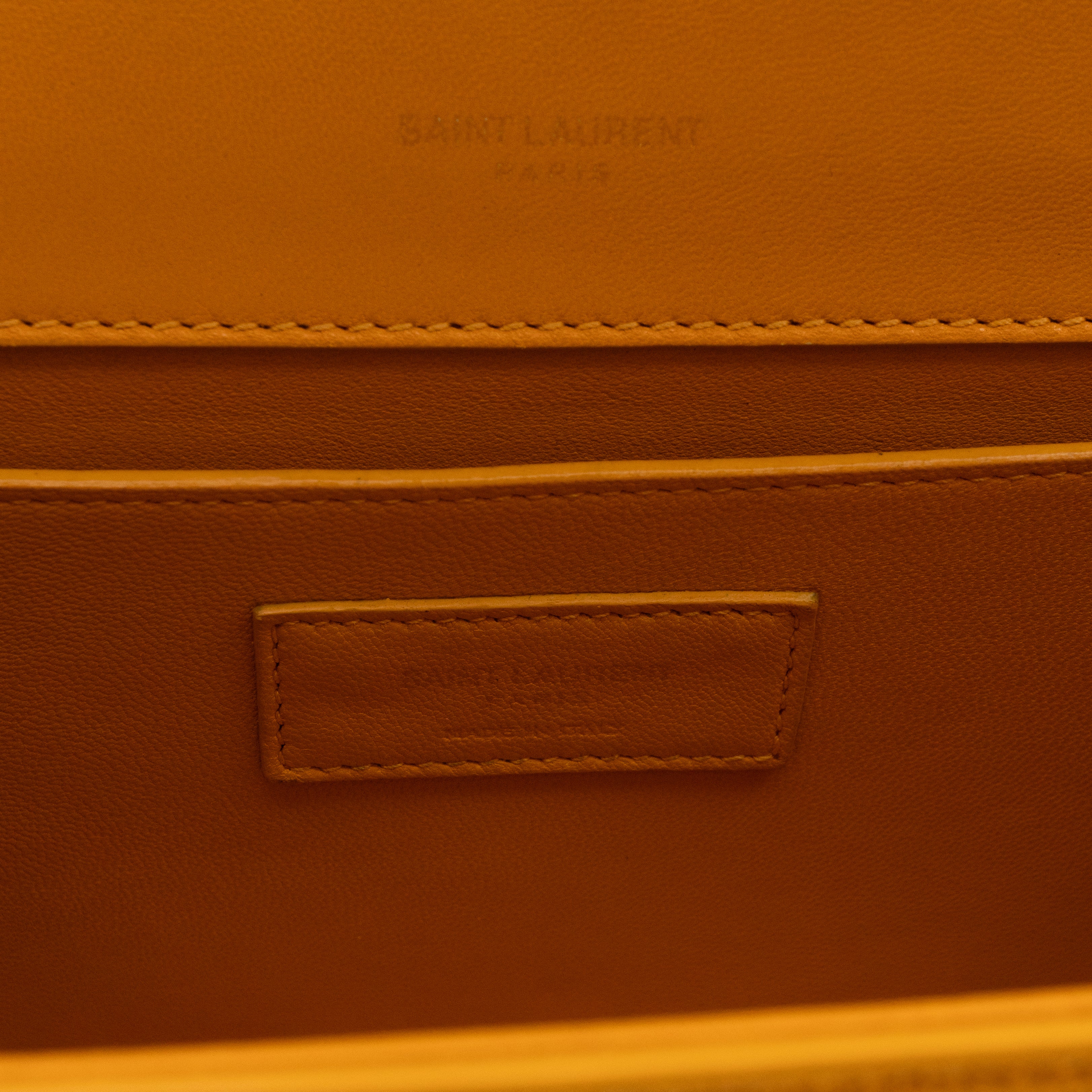 Kate Tassel Medium Yellow Suede Leather Gold