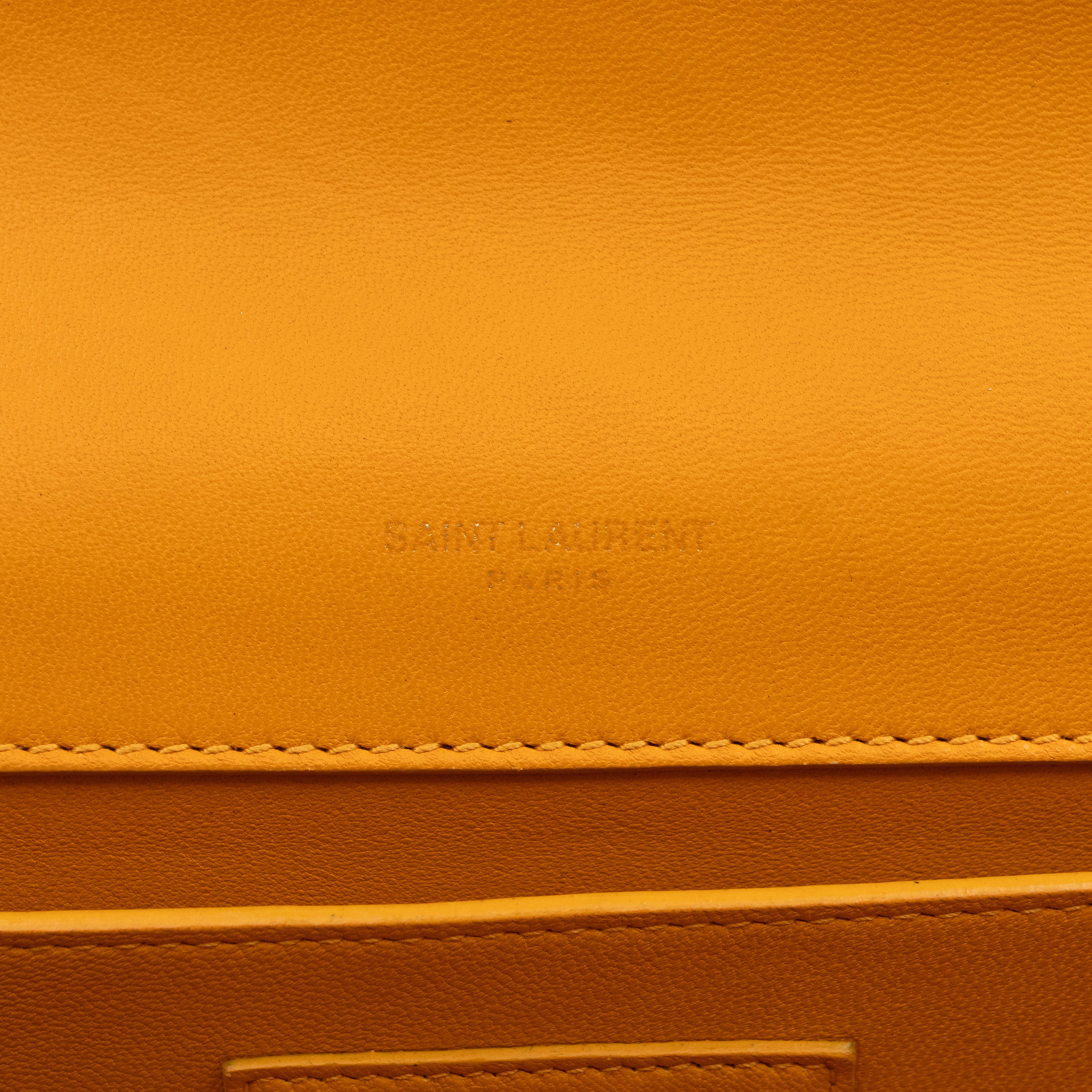 Kate Tassel Medium Yellow Suede Leather Gold