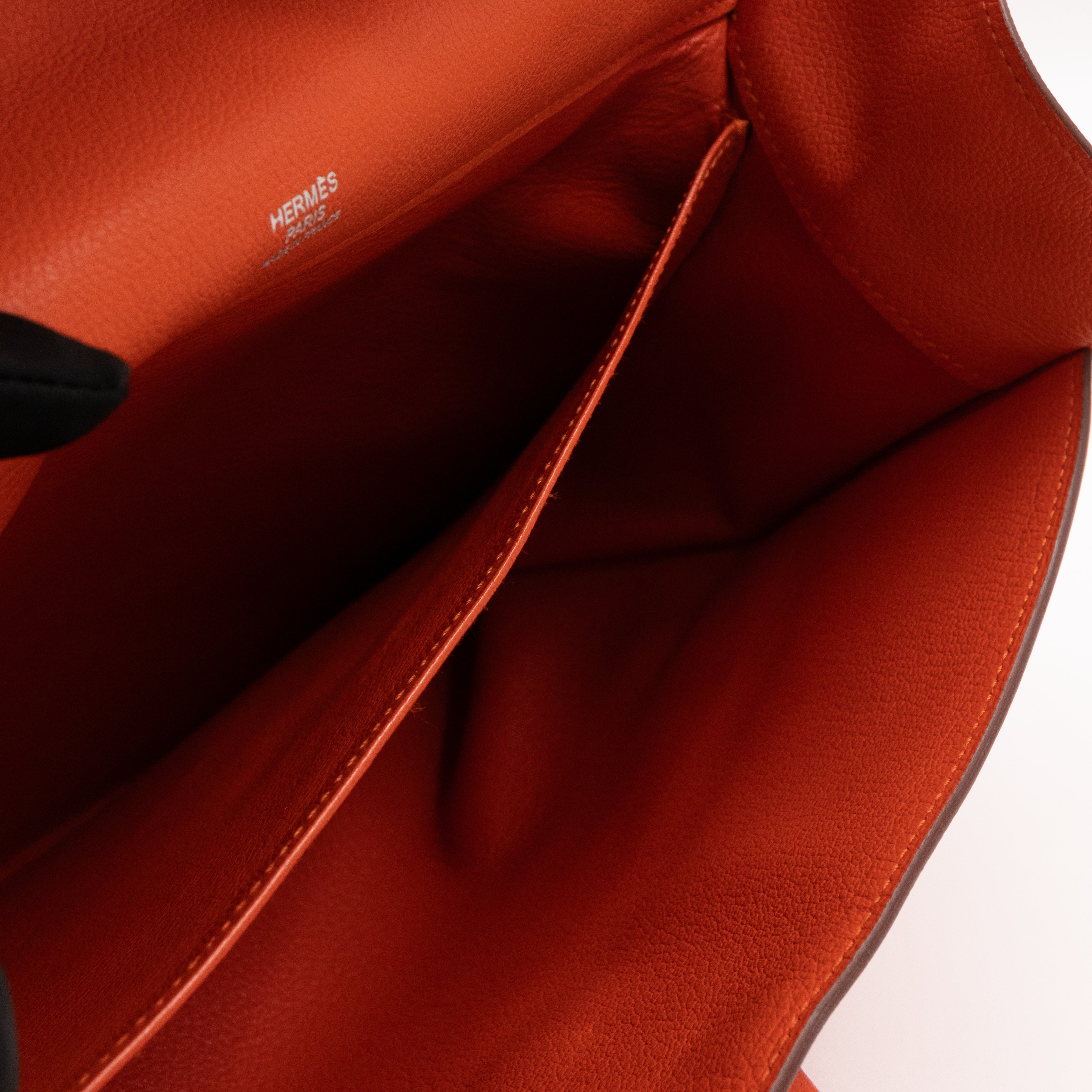 Etribelt Bag Orange Evergrain Calfskin Leather