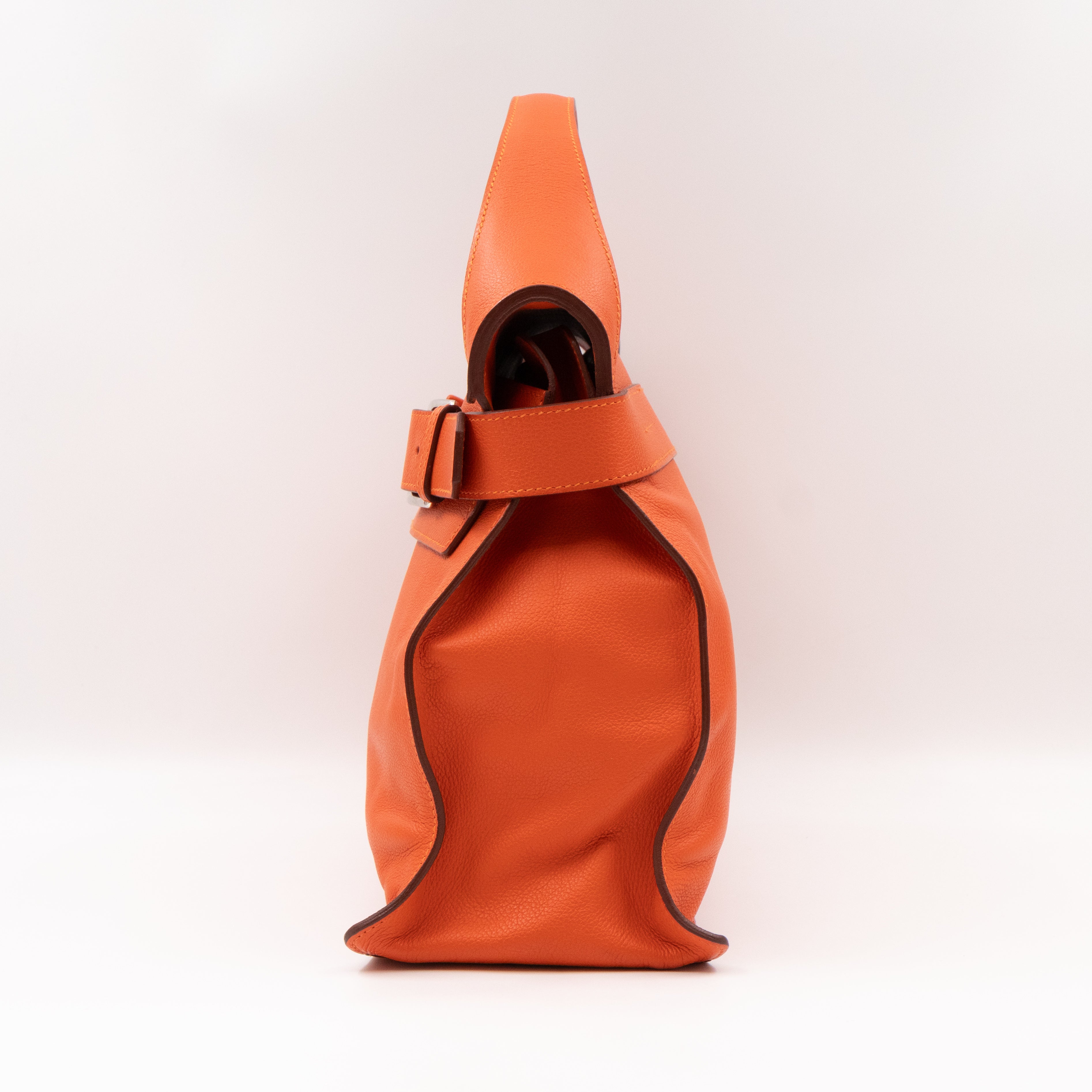 Etribelt Bag Orange Evergrain Calfskin Leather