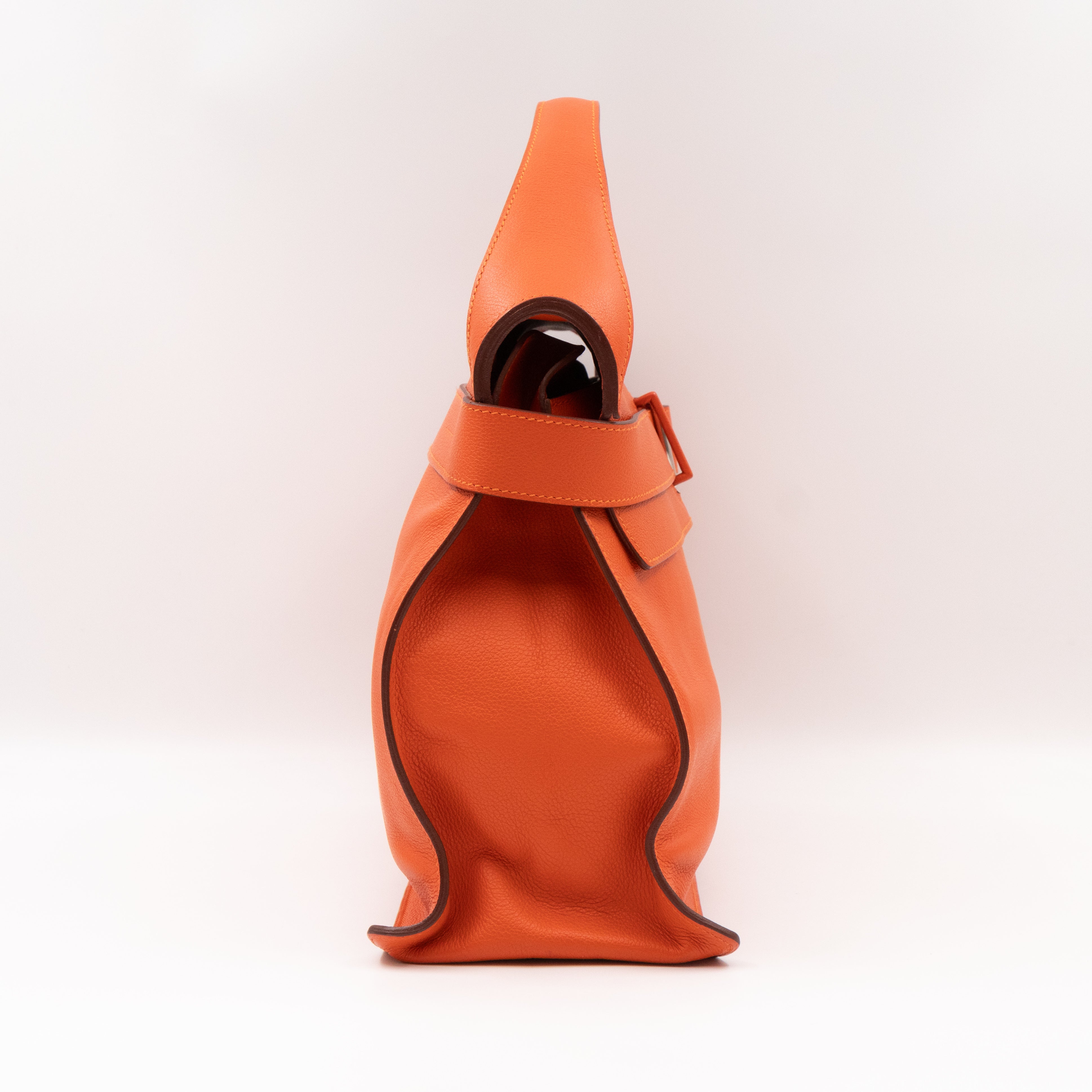 Etribelt Bag Orange Evergrain Calfskin Leather